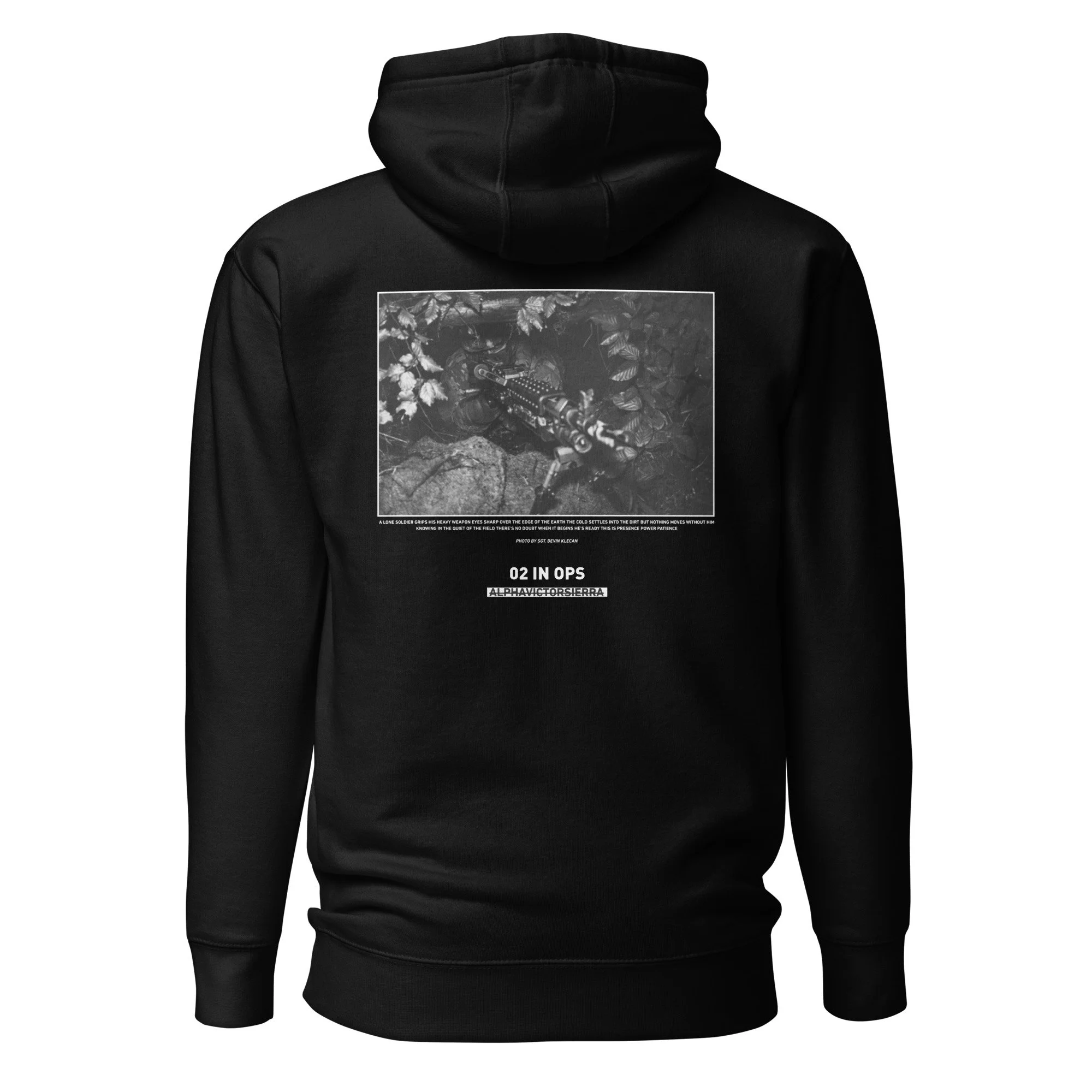 02 IN OPS HOODIE - white letter