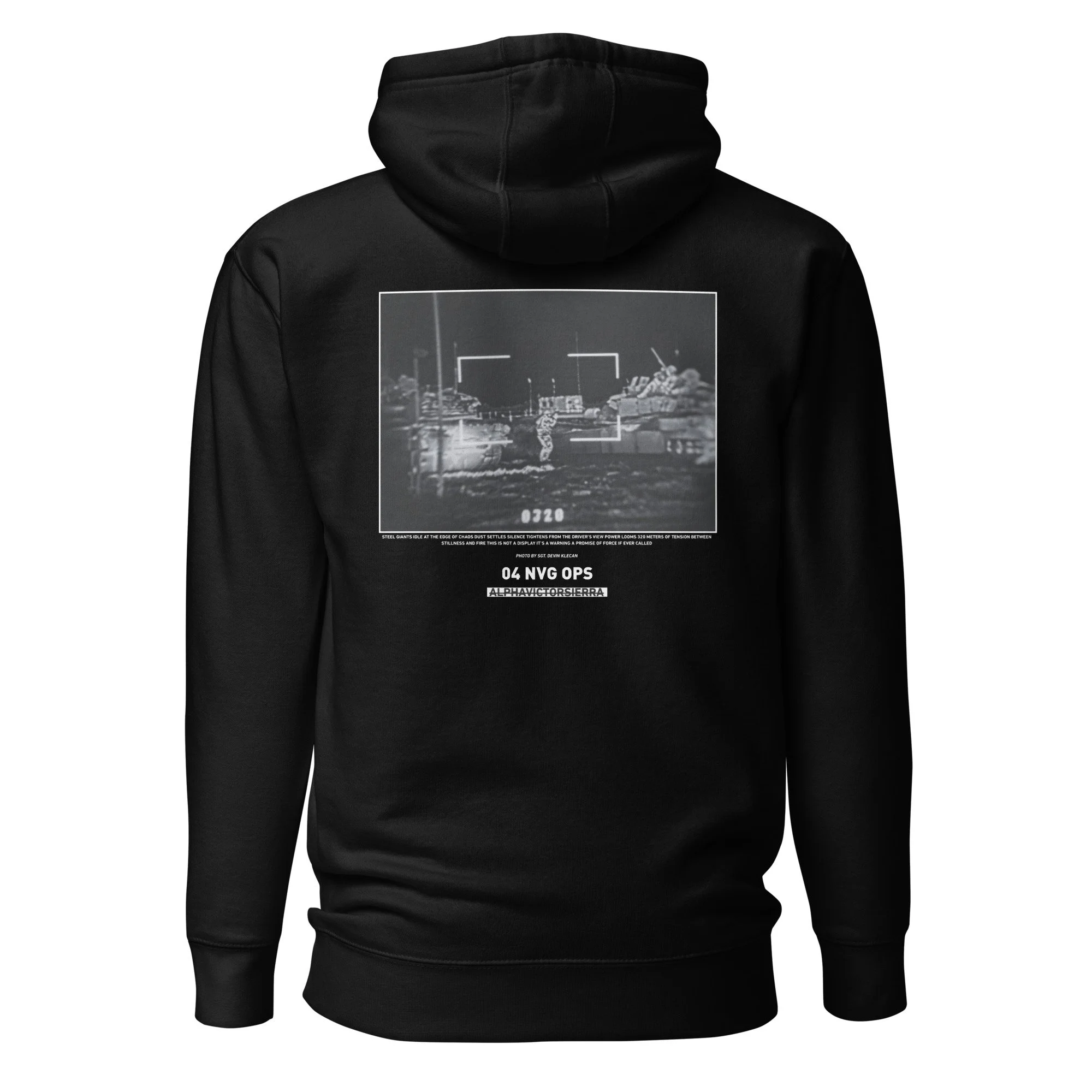 04 NVG OPS HOODIE - white letter