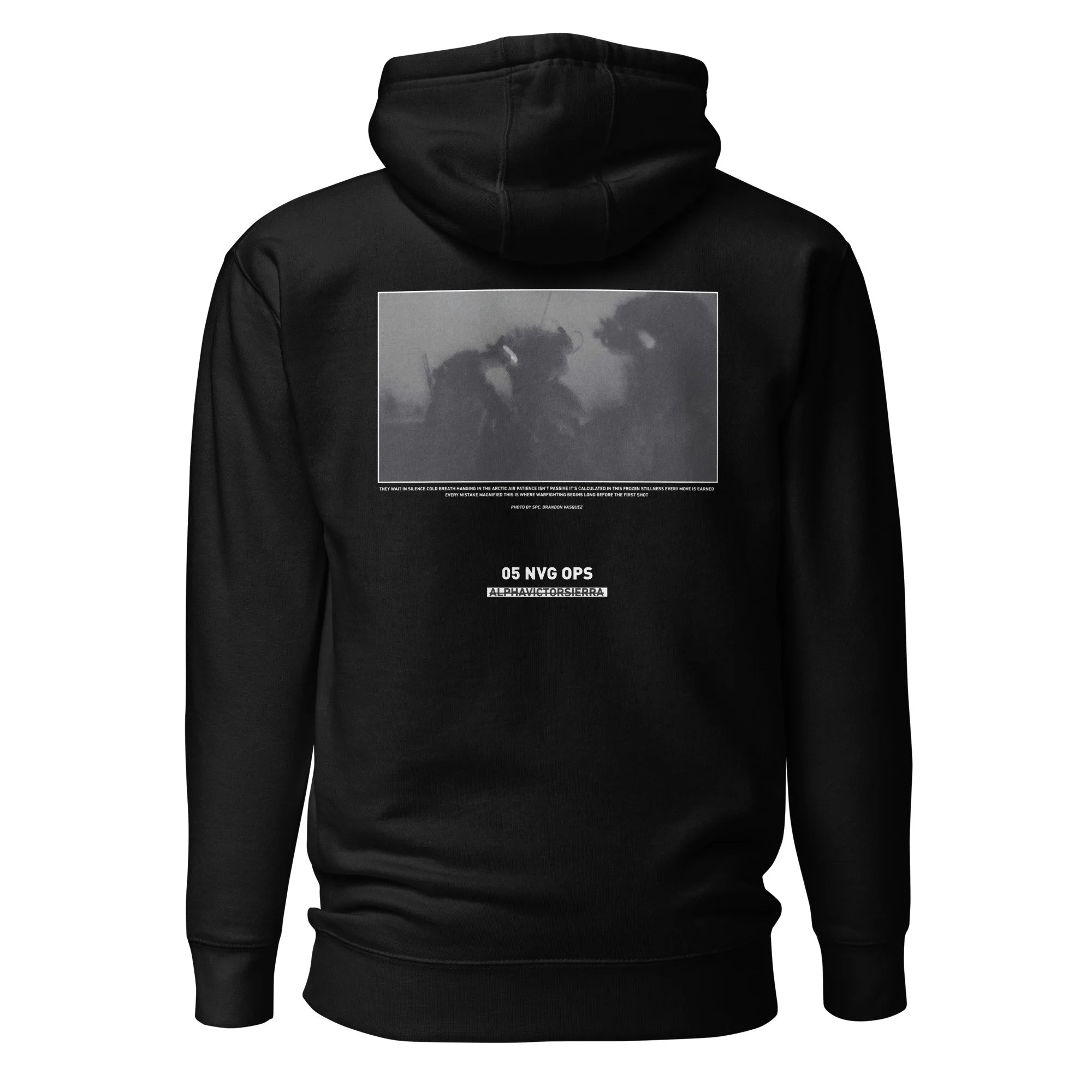 05 NVG OPS HOODIE - white letter