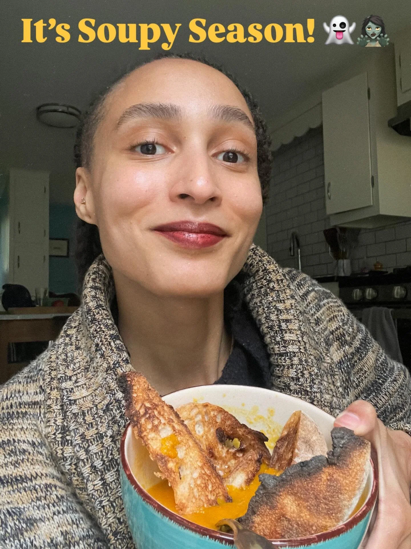 It&rsquo;s Soupy Szn! 🥣👻🕷️

Carrot and ginger soup for Fall! 🍂Mmmmm...