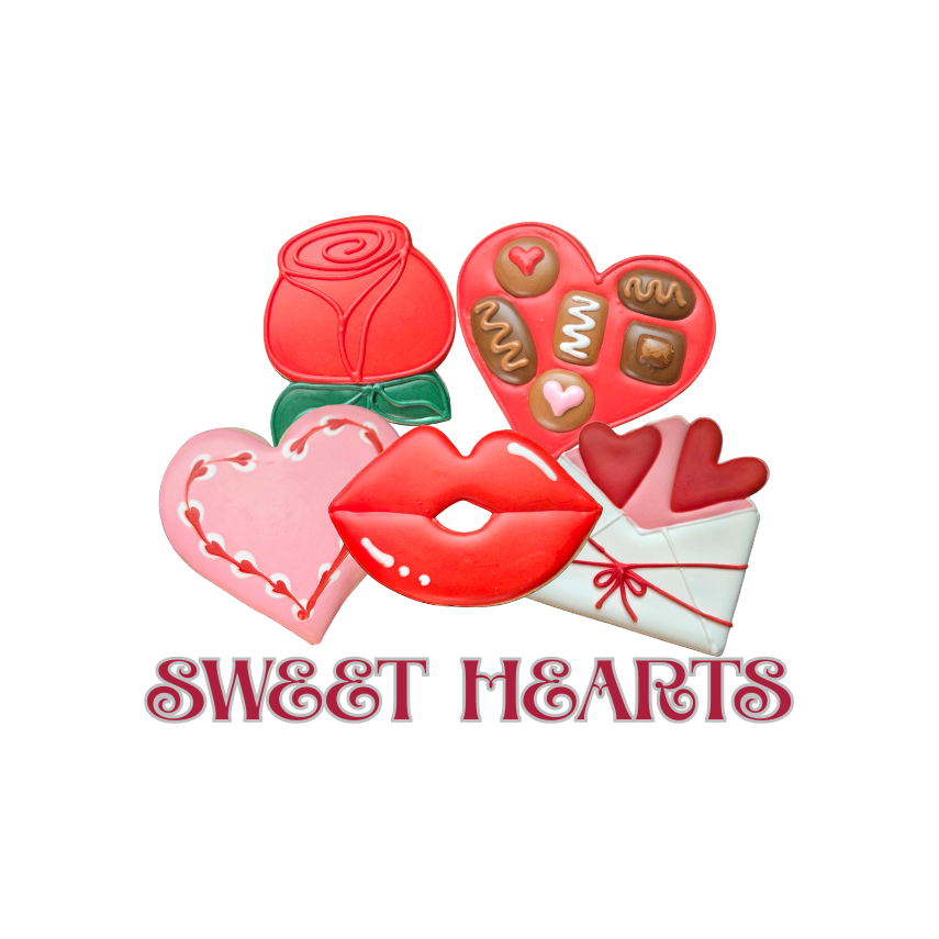 Sweet Hearts Cookie Decorating Class-Worthy Coffee Co