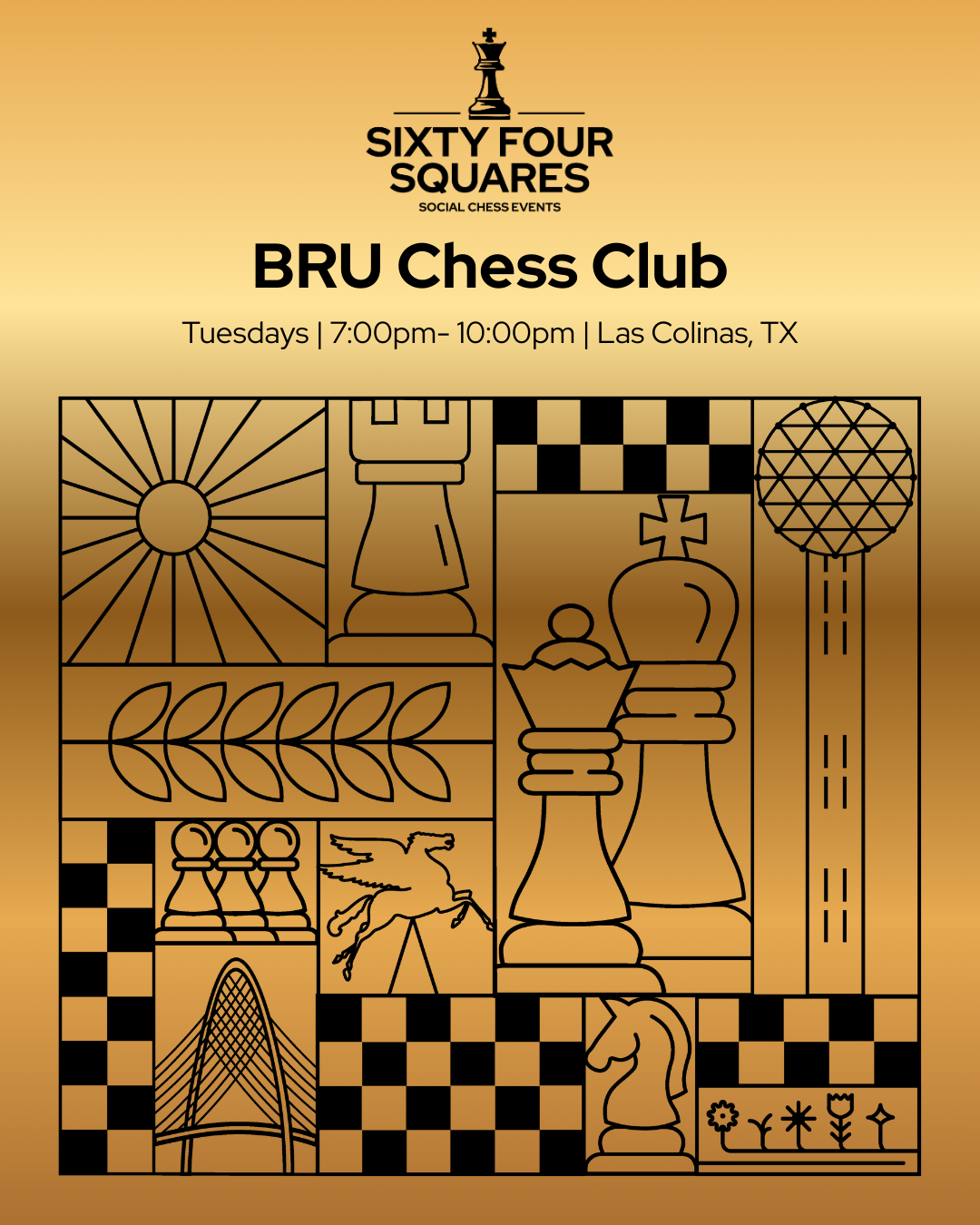 BRU Chess Club — Social Chess Night in Las Colinas