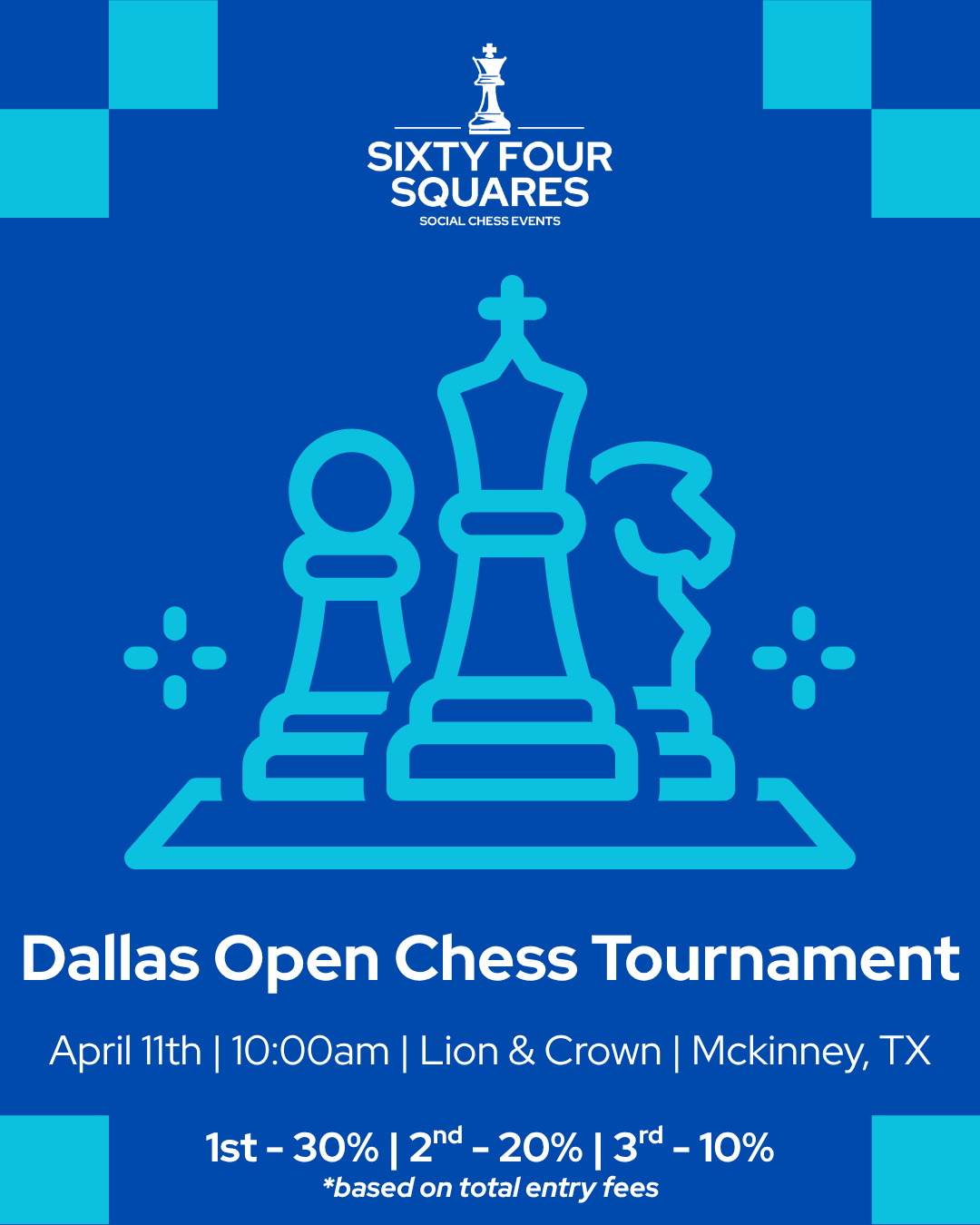 Dallas Open USCF Chess Tournament – Cash Prize Saturday Event