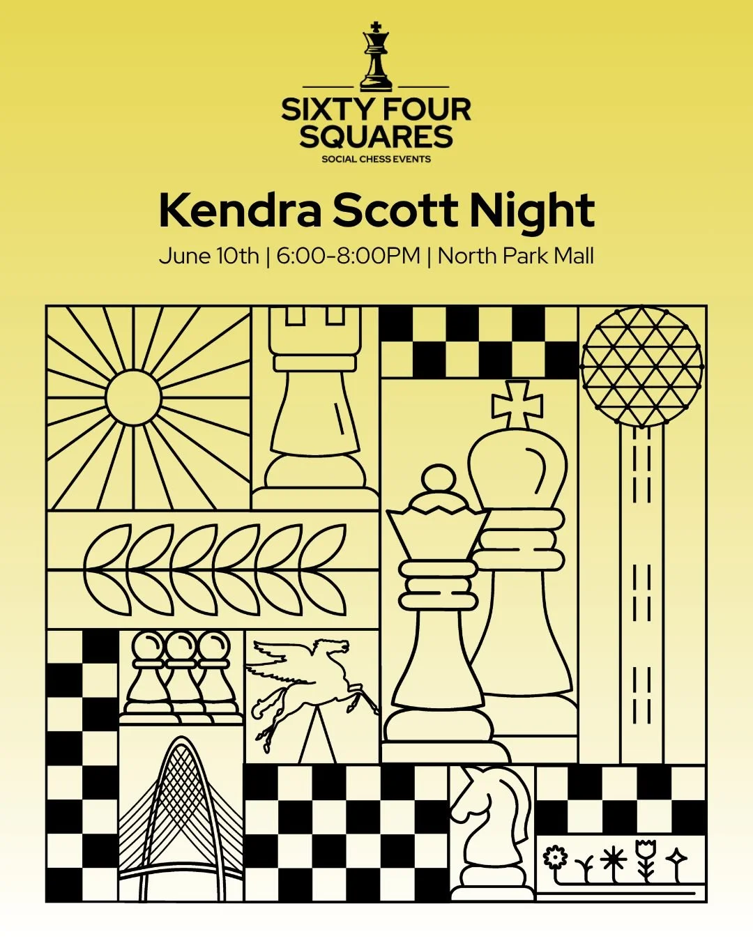 ✨ Chess Night at Kendra Scott ✨

Join us for an elegant evening of chess, community, shopping, and connection at Kendra Scott in Dallas!

We&rsquo;re partnering with Kendra Scott for a complimentary social chess event featuring casual games, beginner