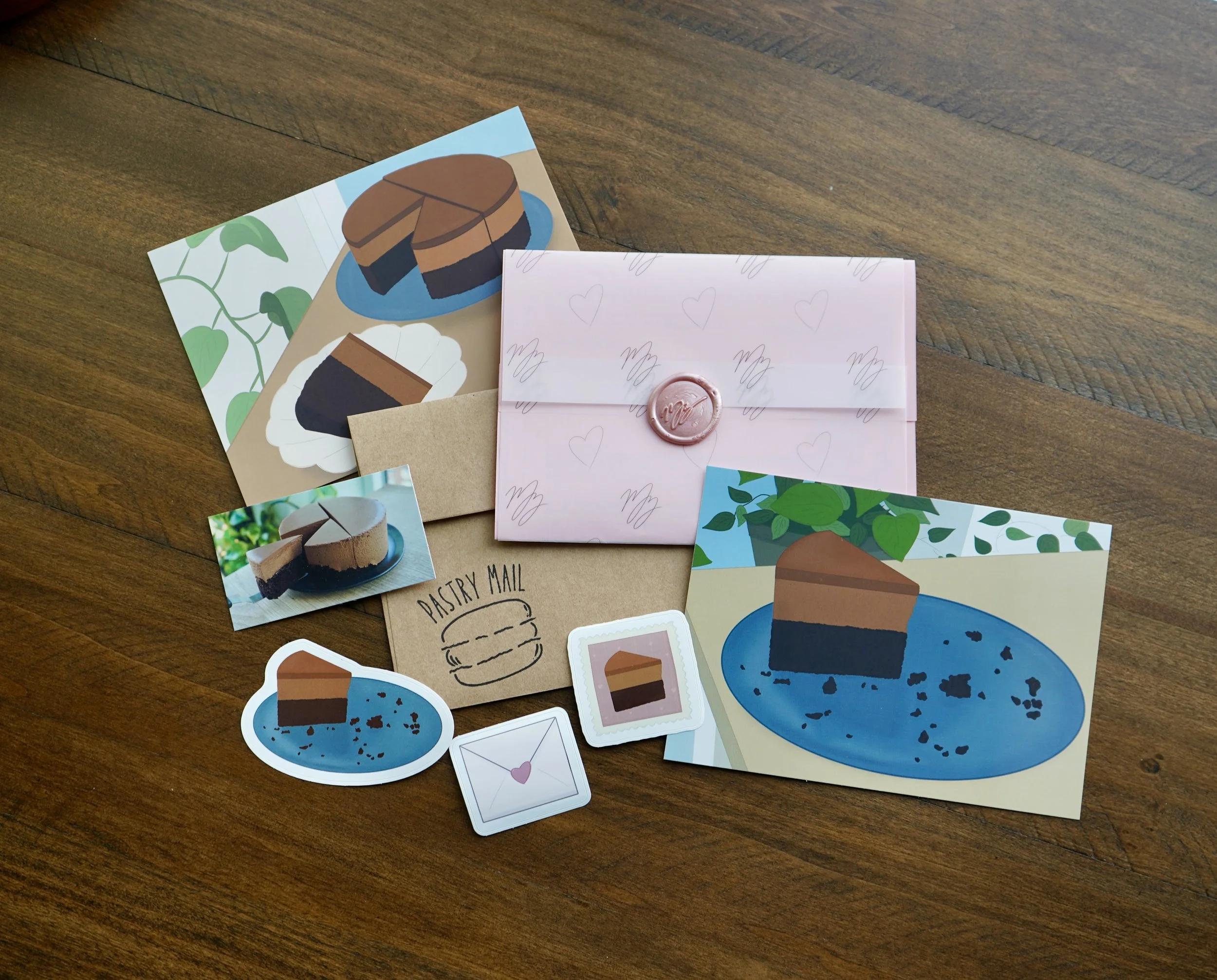 Valentine's Day Pastry Mail - Chocolate Mousse Cake