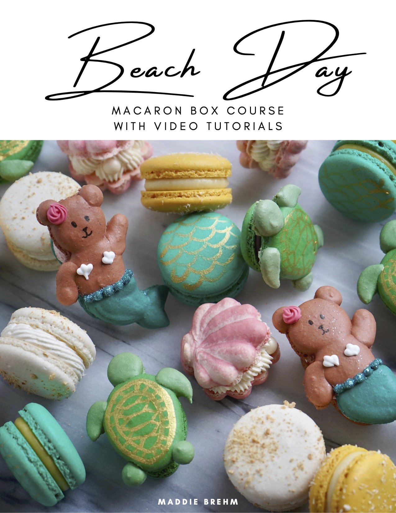 Beach Day Macaron Box - Recipe Only eBook