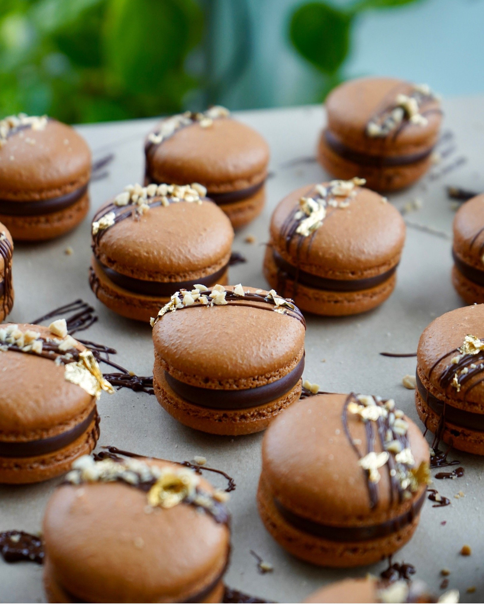 Chocolate Peanut Praline Macarons 30.jpeg