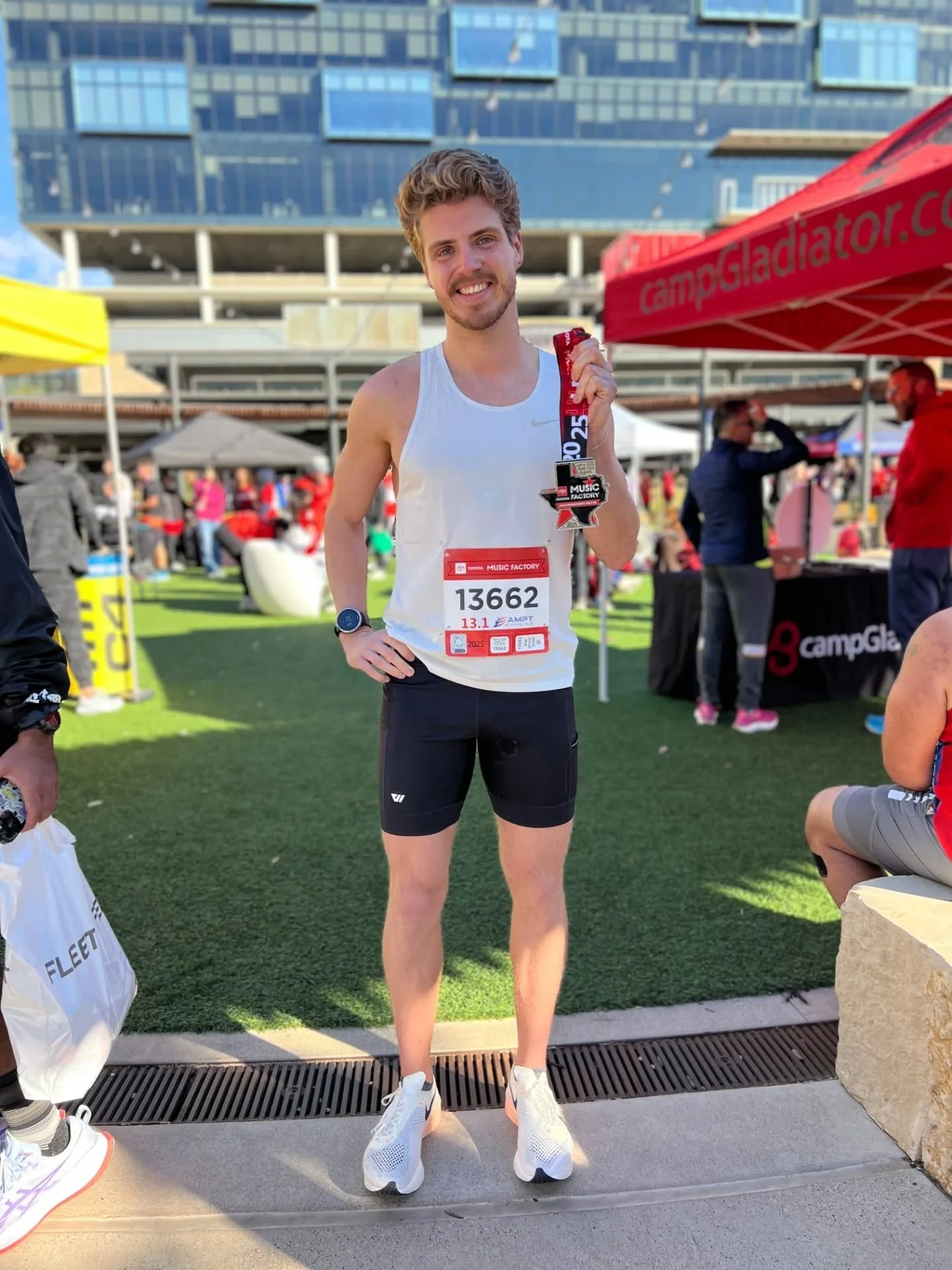 1:16:12 | 6th OA at Toyota Music Factory Half Marathon

Not quite the time I wanted, but I'll take it since I was fighting abdominal cramps and some gnarly wind💨💨

@completely_slothed came in full force and whooped my butt, but I haven't raced a ha