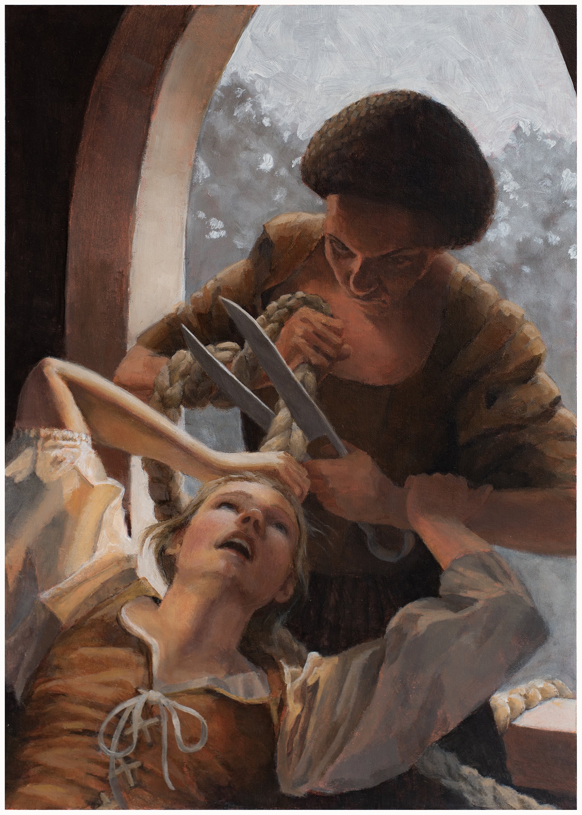 "The Domination of Rapunzel", my submission for the 2025 Folio Society Illustration Competition. 