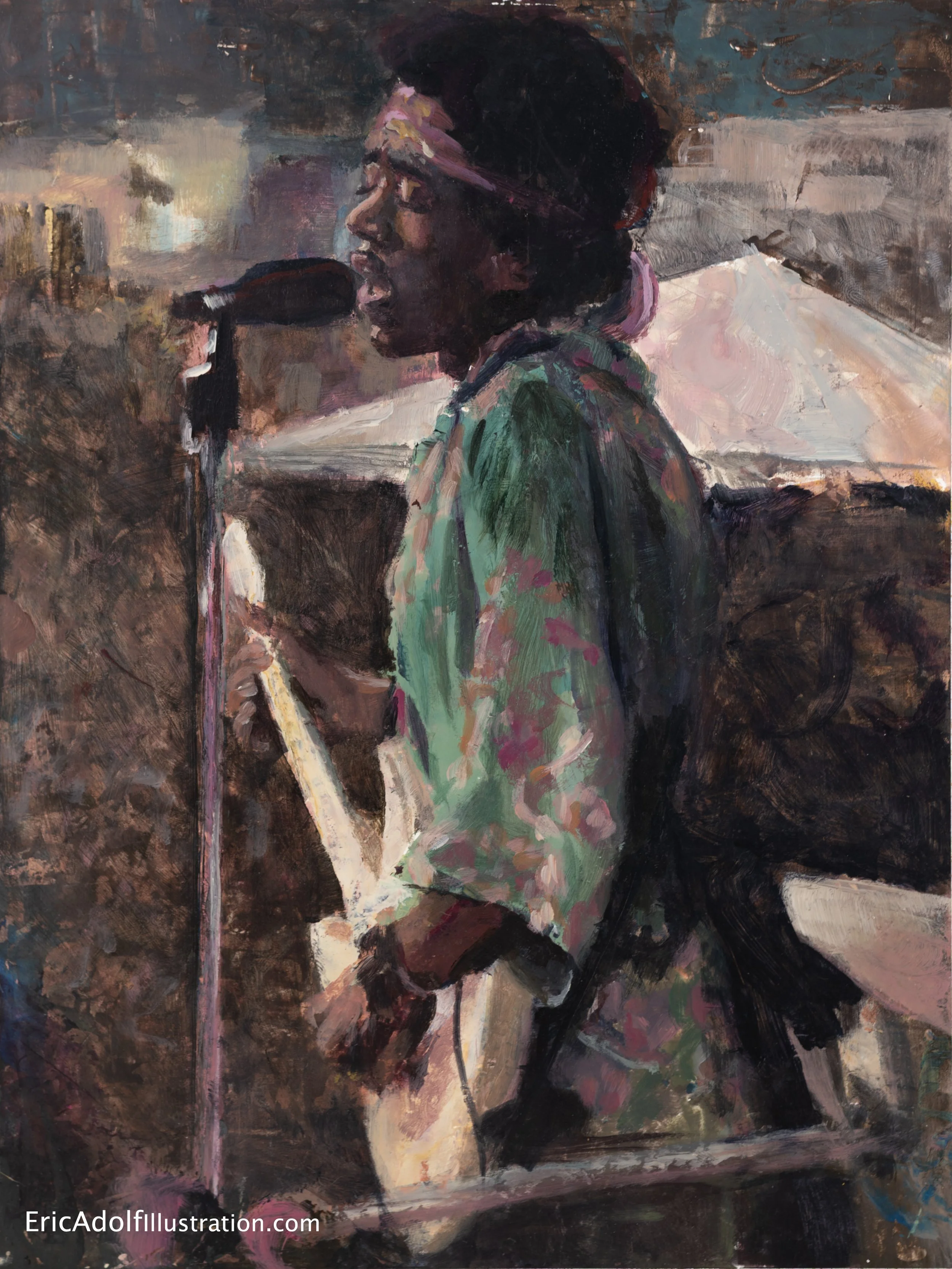 Jimi Hendrix from the Newport '69 Pop Festival