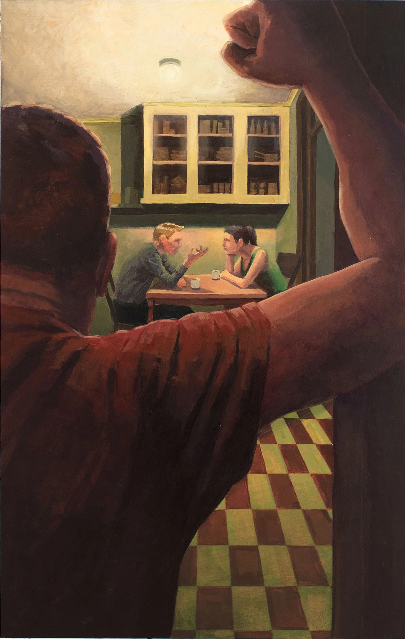 A proposed poster for "A View From the Bridge" by Arthur Miller. 