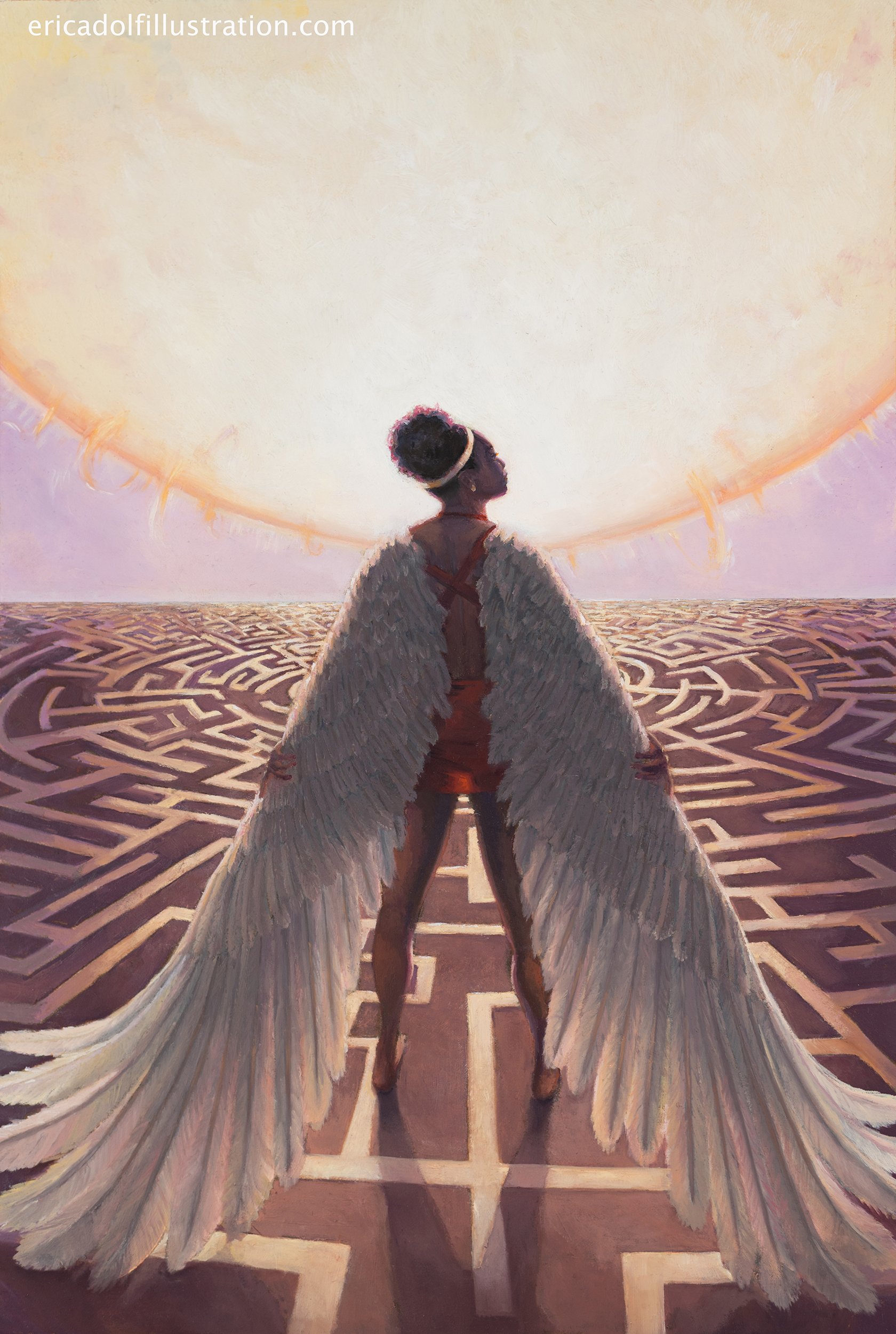 "Taking Flight" A potential cover for a reimagining of the myth of Icarus.  
