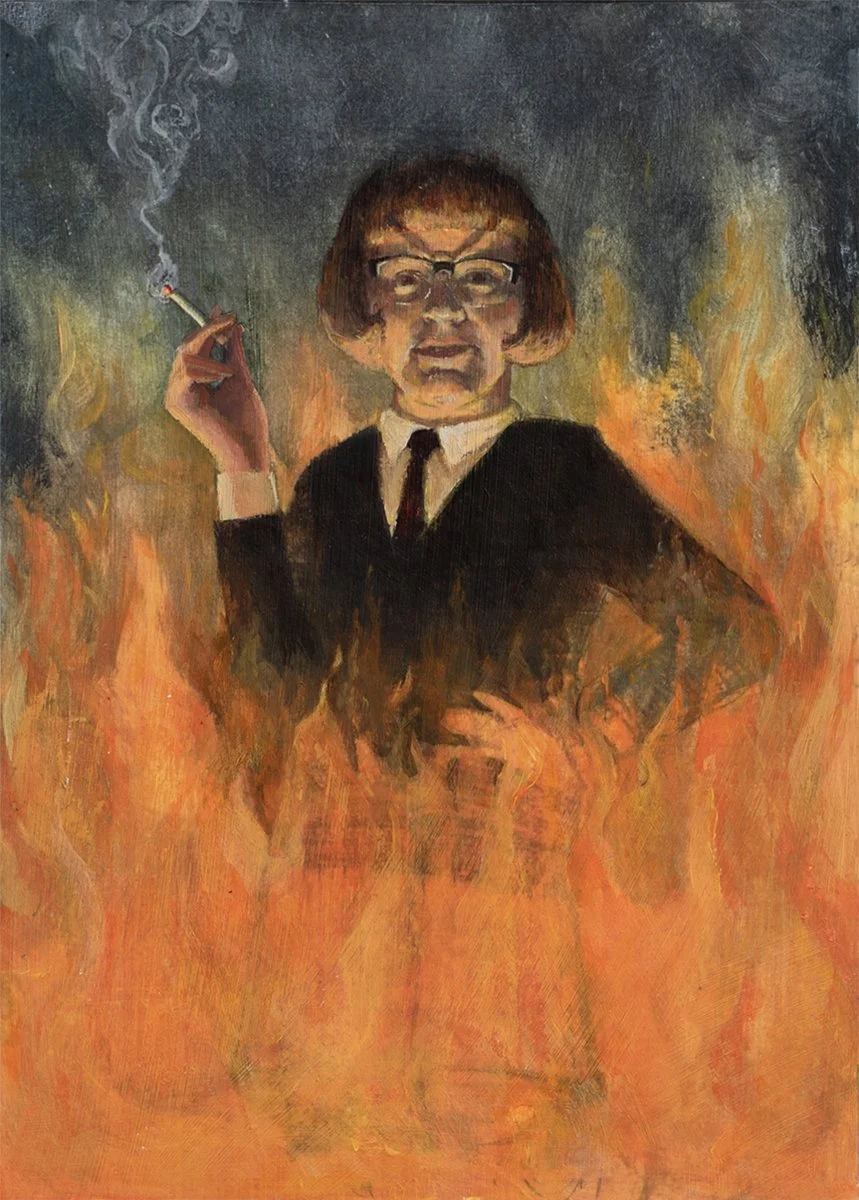 "Damned" A proposed cover for the Chuck Palahniuk novel of the same name.