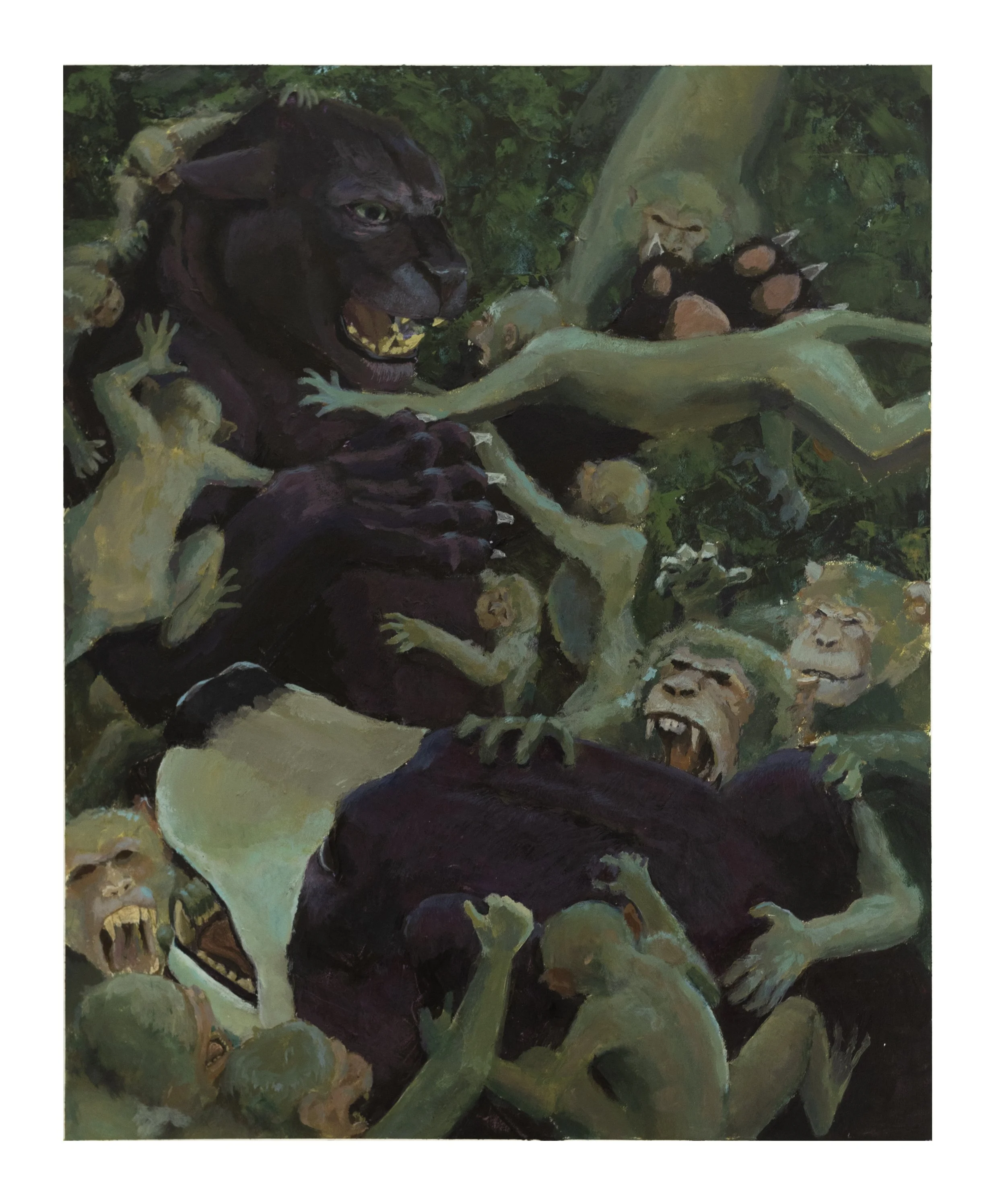 An interior illustration for the "Jungle Book".