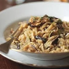 Mushroom Asparagus Risotto