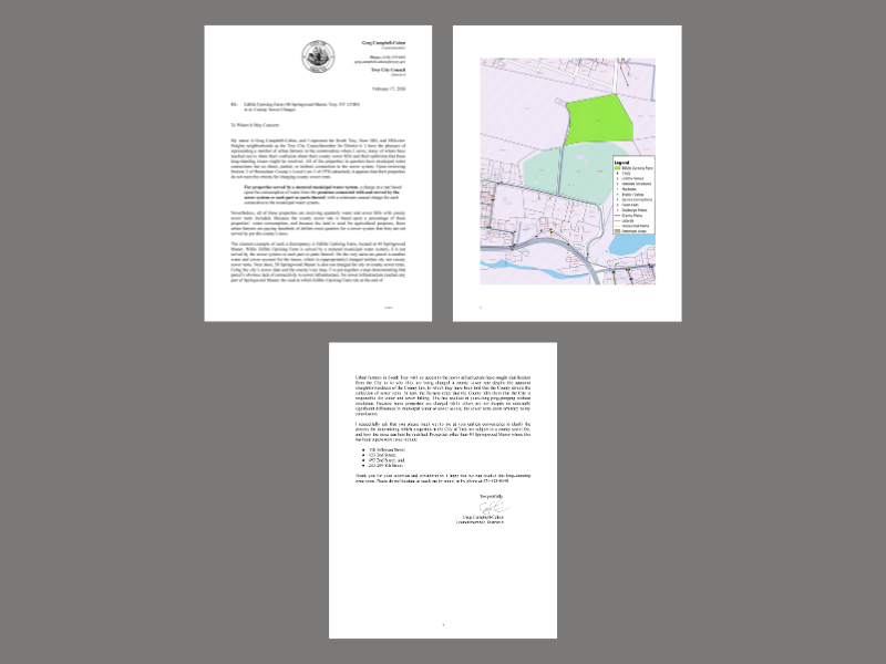 2/17/26 to RCSD: Unfair Sewer Fees for Constituents