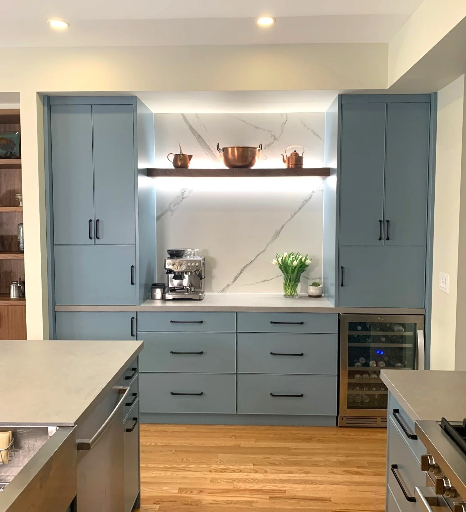 Dream Build Homes Turn Key Renovation Custom Kitchen Island Range
