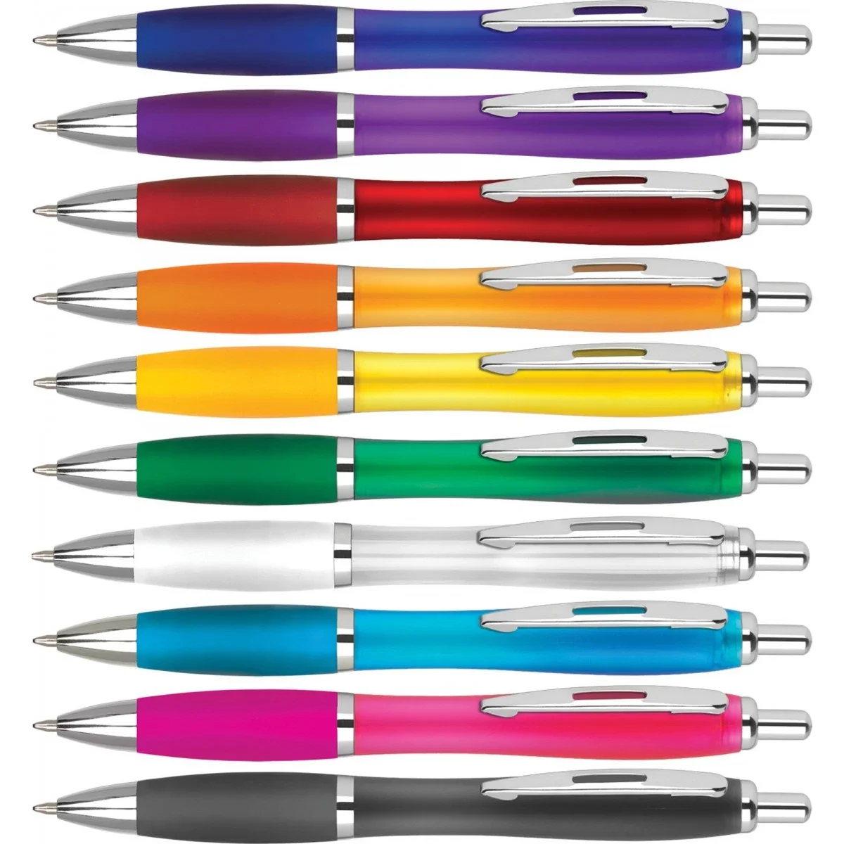 500 x Contour Standard Ballpens - (Black Ink)