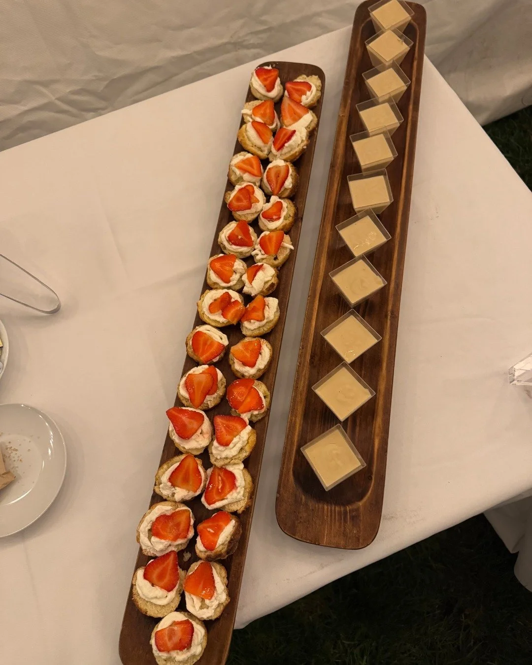 From chocolate-covered strawberries to rainbow sprinkle pretzels, every bite on this dessert grazing table was an ode to joy. Carefully curated for a warm October night at the Greenwich Historical Society, this spread was a centerpiece all its own. ?