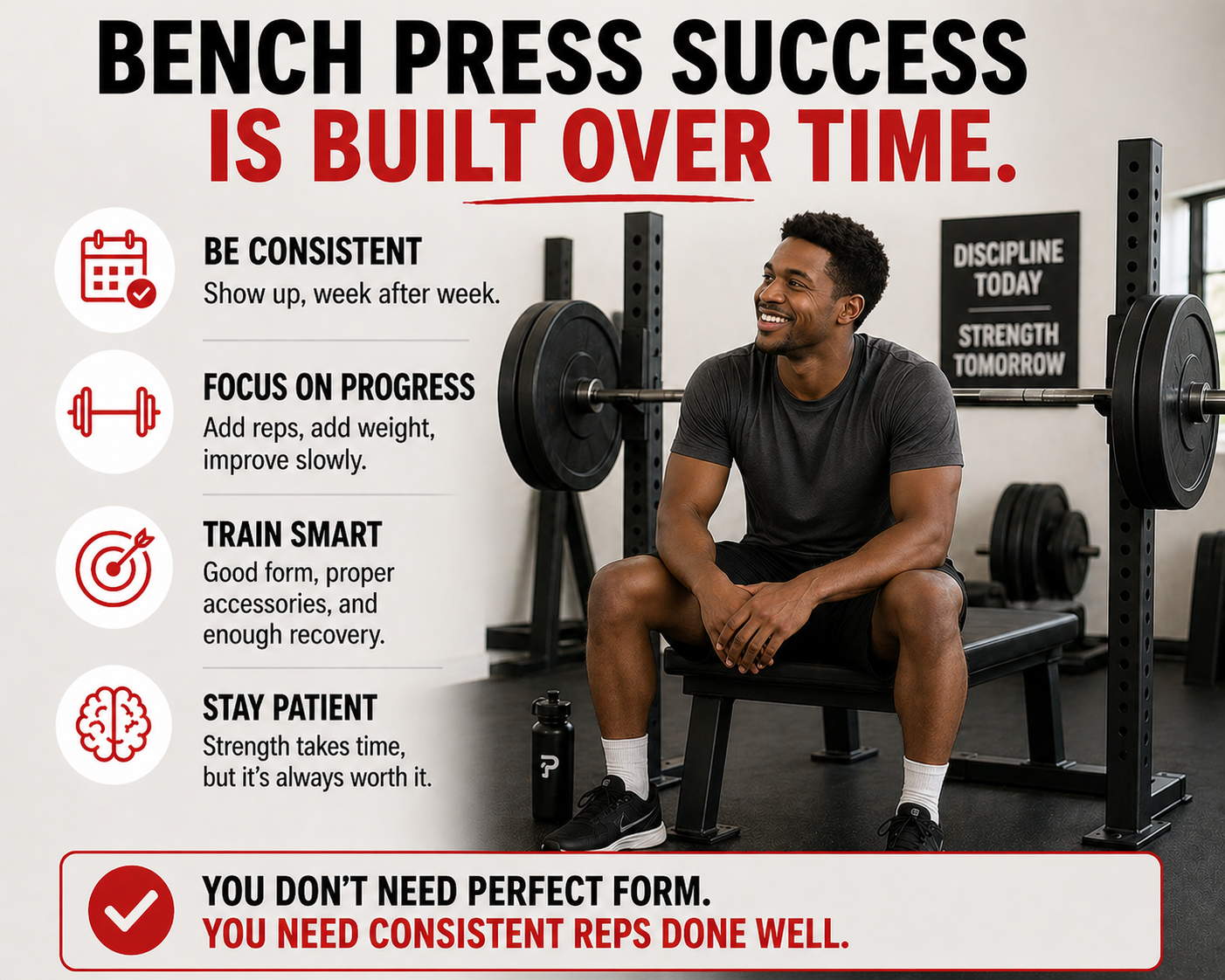bench press success over time