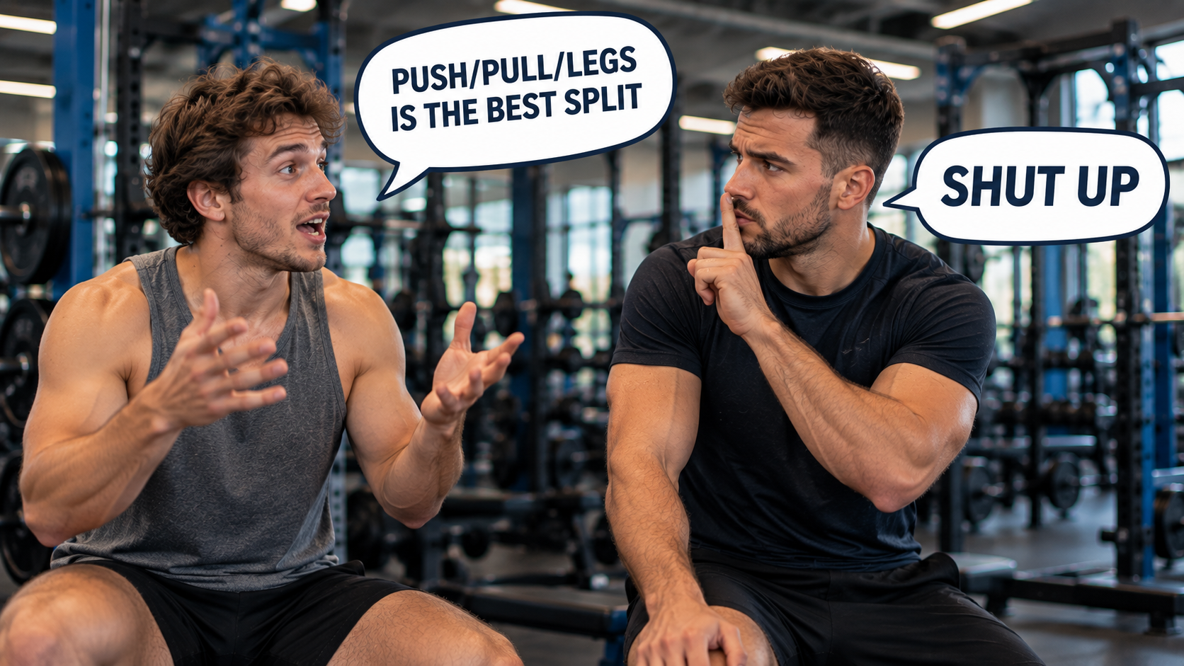 best workout split is push pull legs