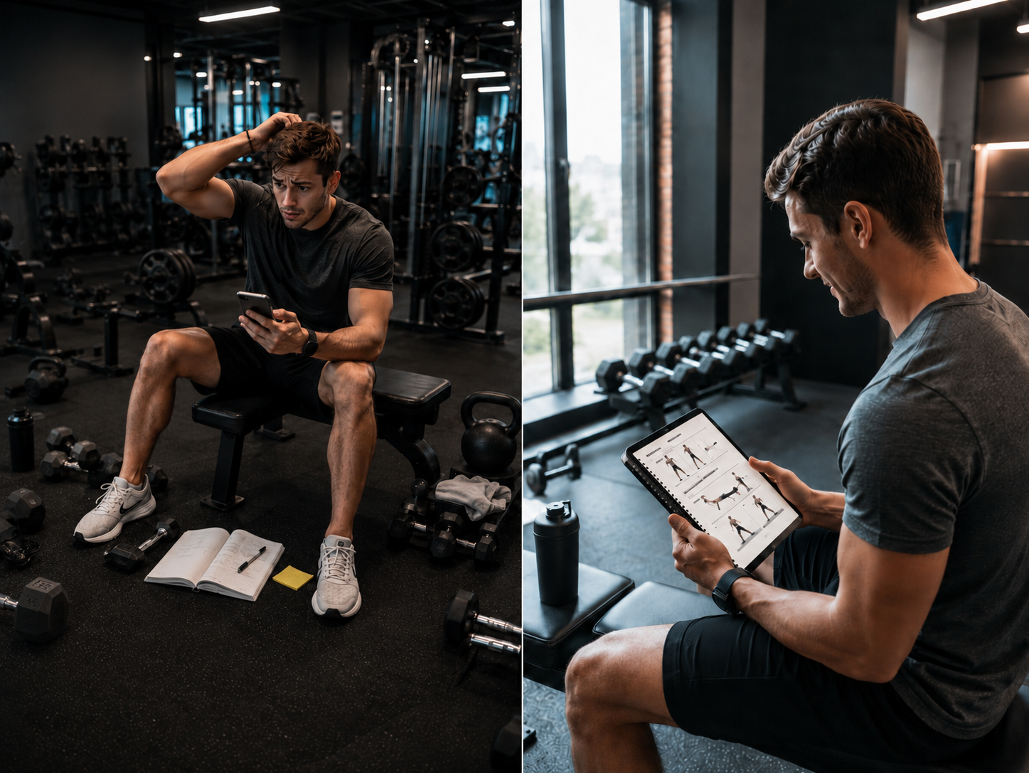 confused beginner vs organised beginner