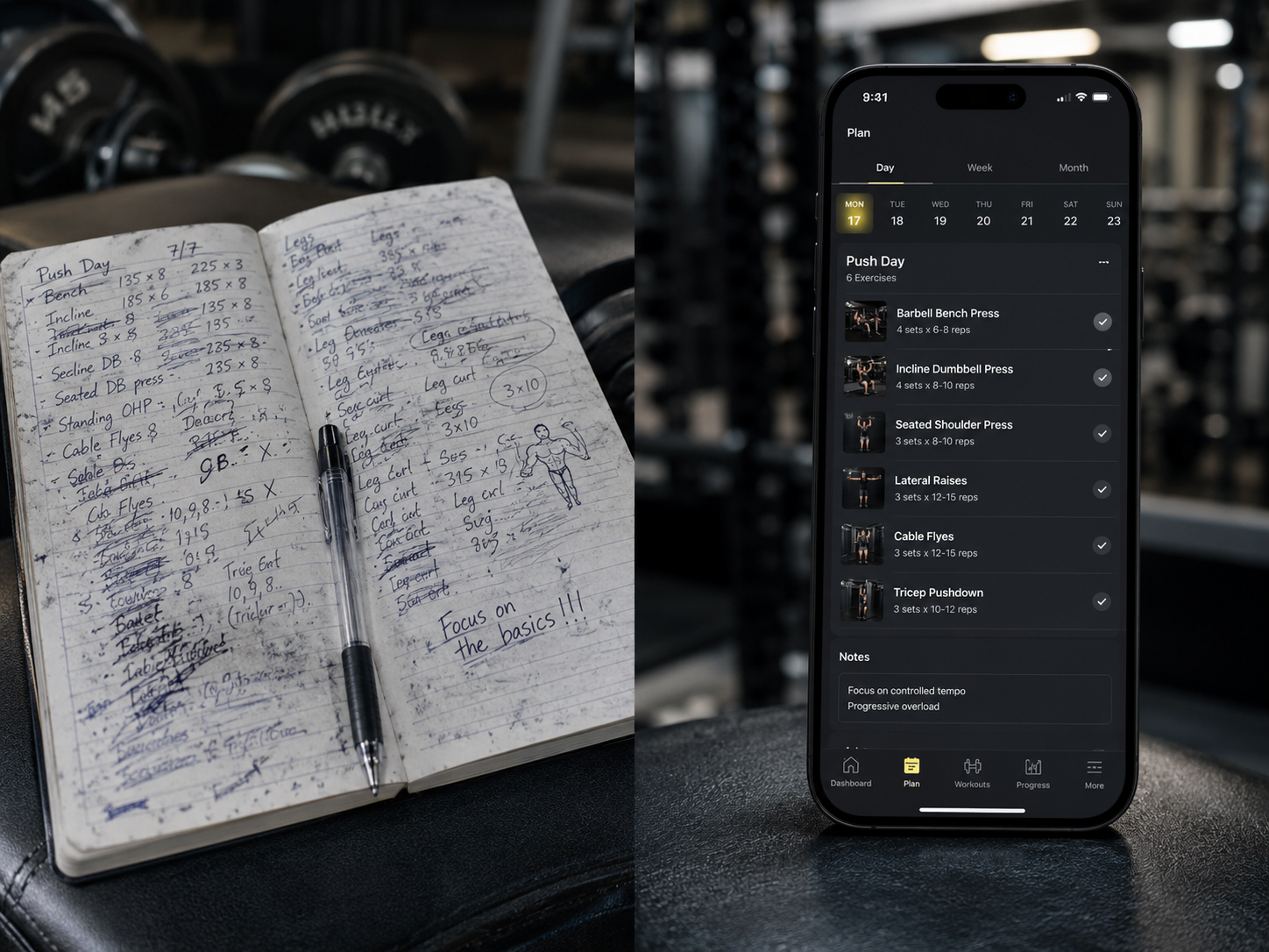 messy notepad vs phone app