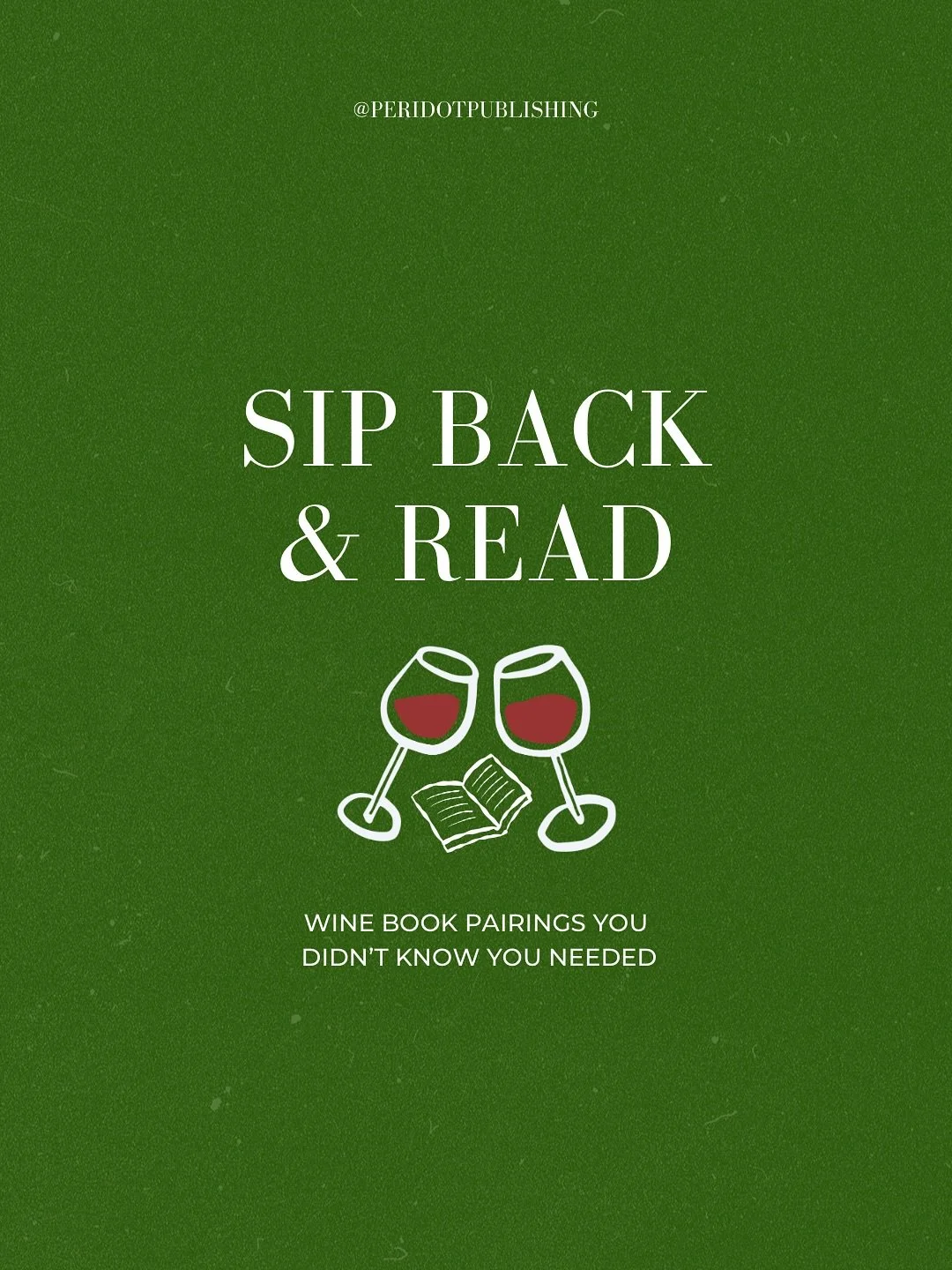 Some nights call for a book, some for wine, and some call for both 🍷📚

Here are a few pairings we think go perfectly with different wines to take your reading night up a notch. Tell me which slide is your favorite and get ready for How to Read a Wi