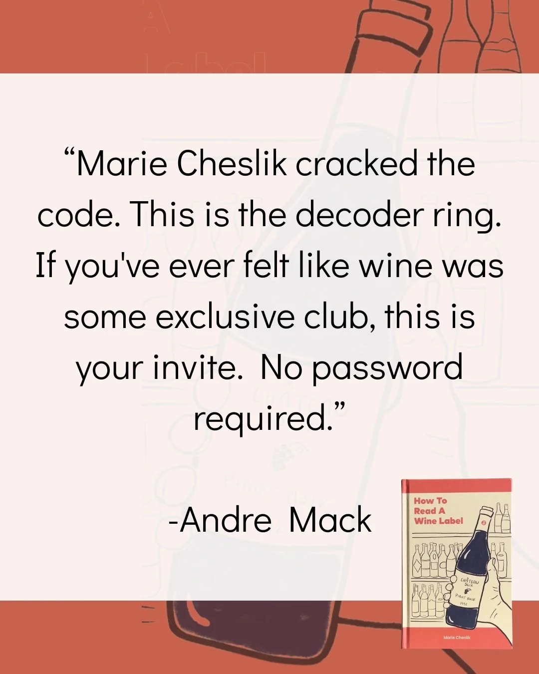 Swipe to see what people are saying about How To Read A Wine Label! So glad that you guys are enjoying it as much as we do! 💚🍷 

#howtoreadawinelabel#newbookreleases#bookreview