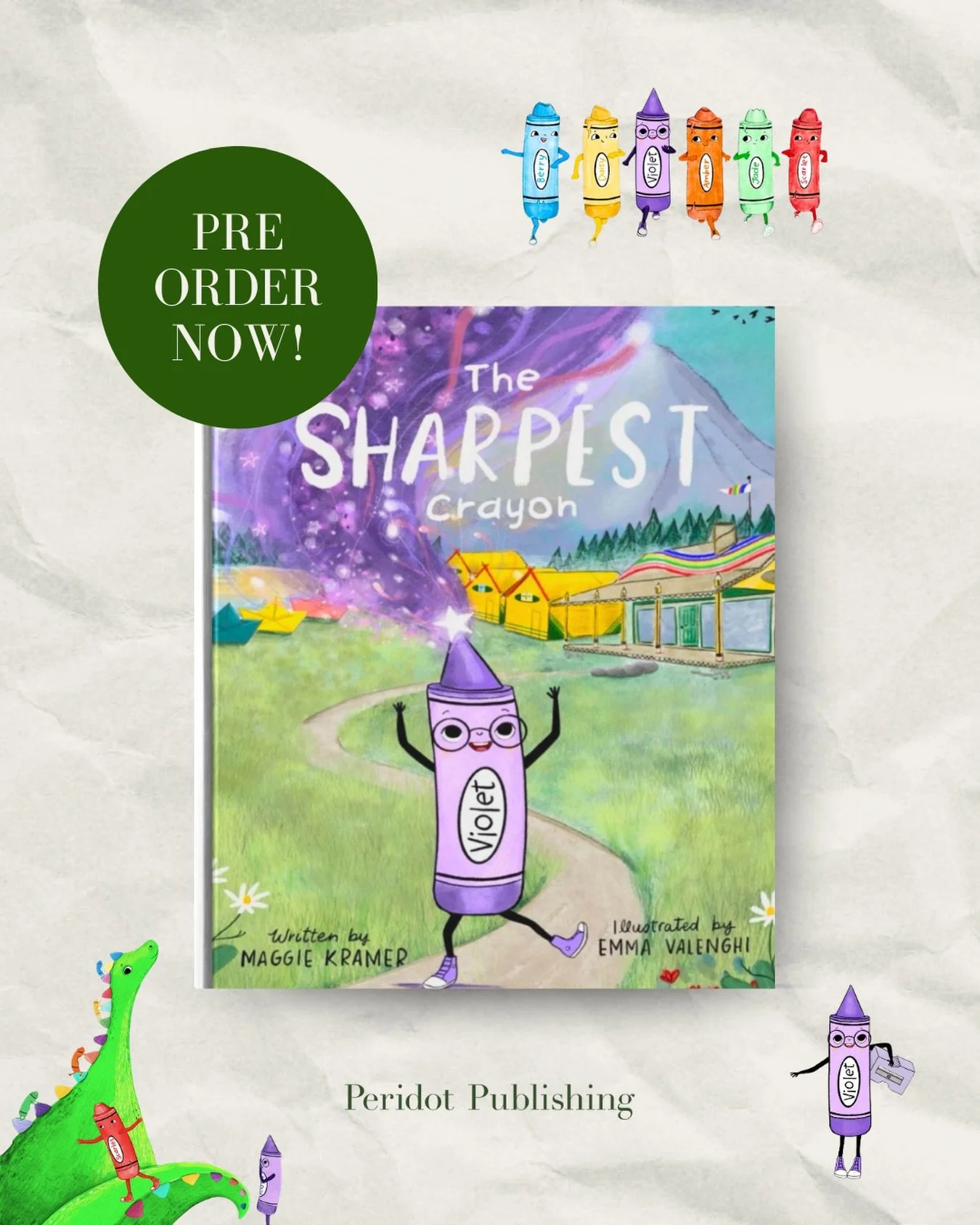 It&rsquo;s finally happening ✨

The Sharpest Crayon is officially available for pre order! 🖍️📚

This story is colorful, creative, and full of heart. We cannot wait for you to meet these characters and see the magic inside.

Click the link in our bi