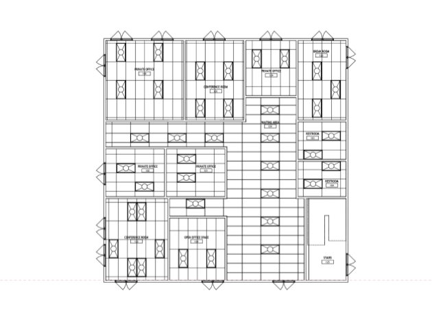 REVIT Business Lighting Plan