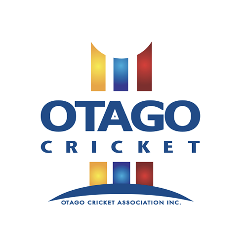 OTAGO Cricket logo with colored vertical bars and the text 'OTAGO CRICKET' and 'OTAGO CRICKET ASSOCIATION INC.'