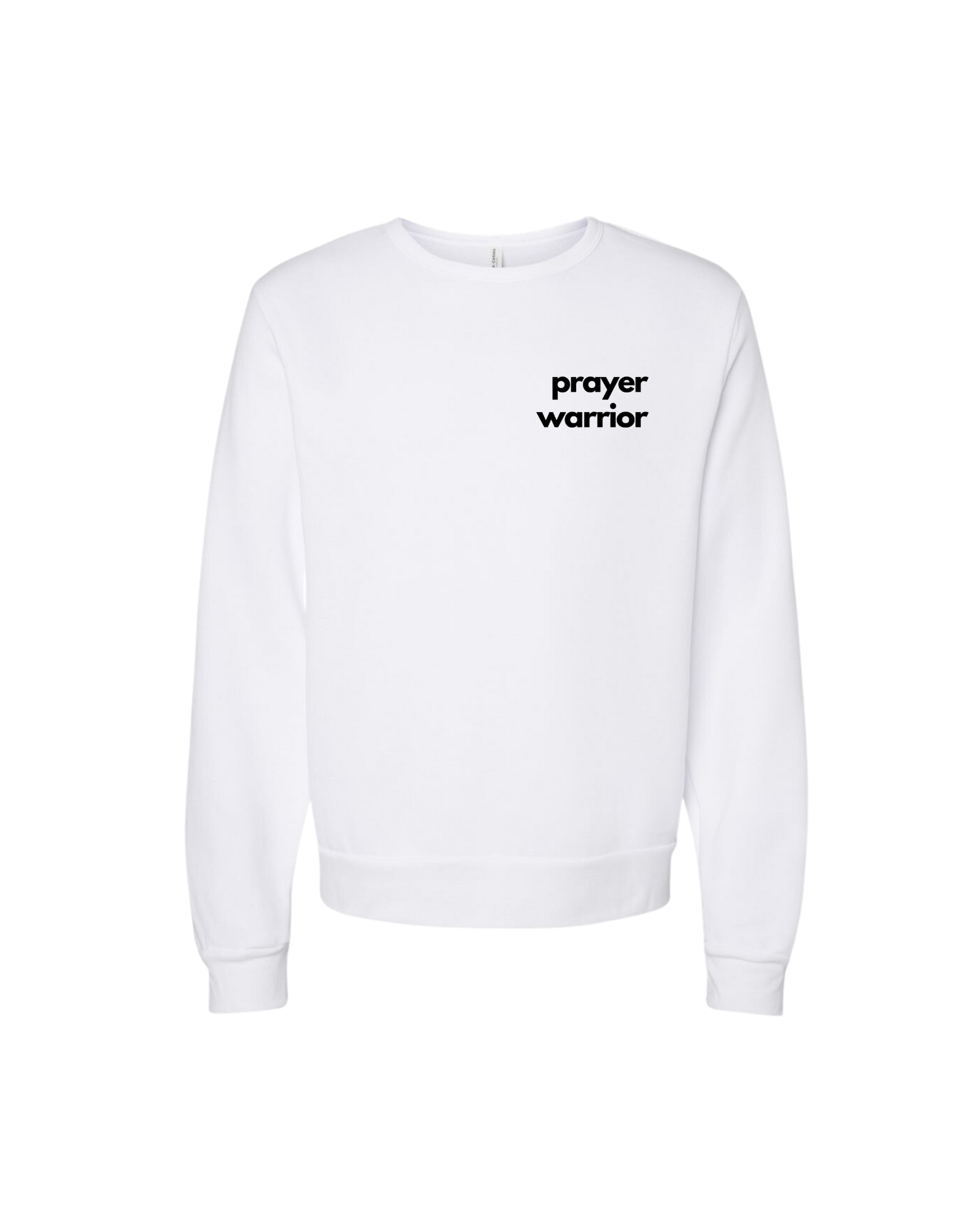 Prayer Warrior Front - White 3911.png