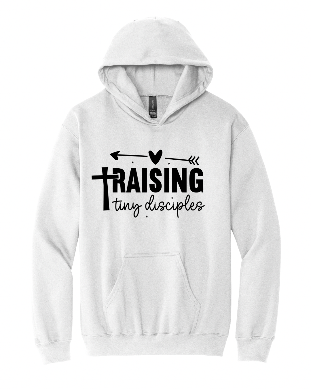 Raising Tiny Disciples - White Hoodie.png