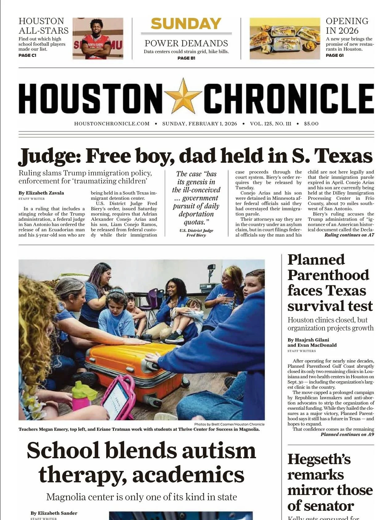 Congratulations to @yumahtx for being featured yesterday on the front page (top right corner) of the @houstonchron Sunday Paper!

What an honor to be picked as not only one of the most anticipated restaurant openings in 2026, but to also be chosen as
