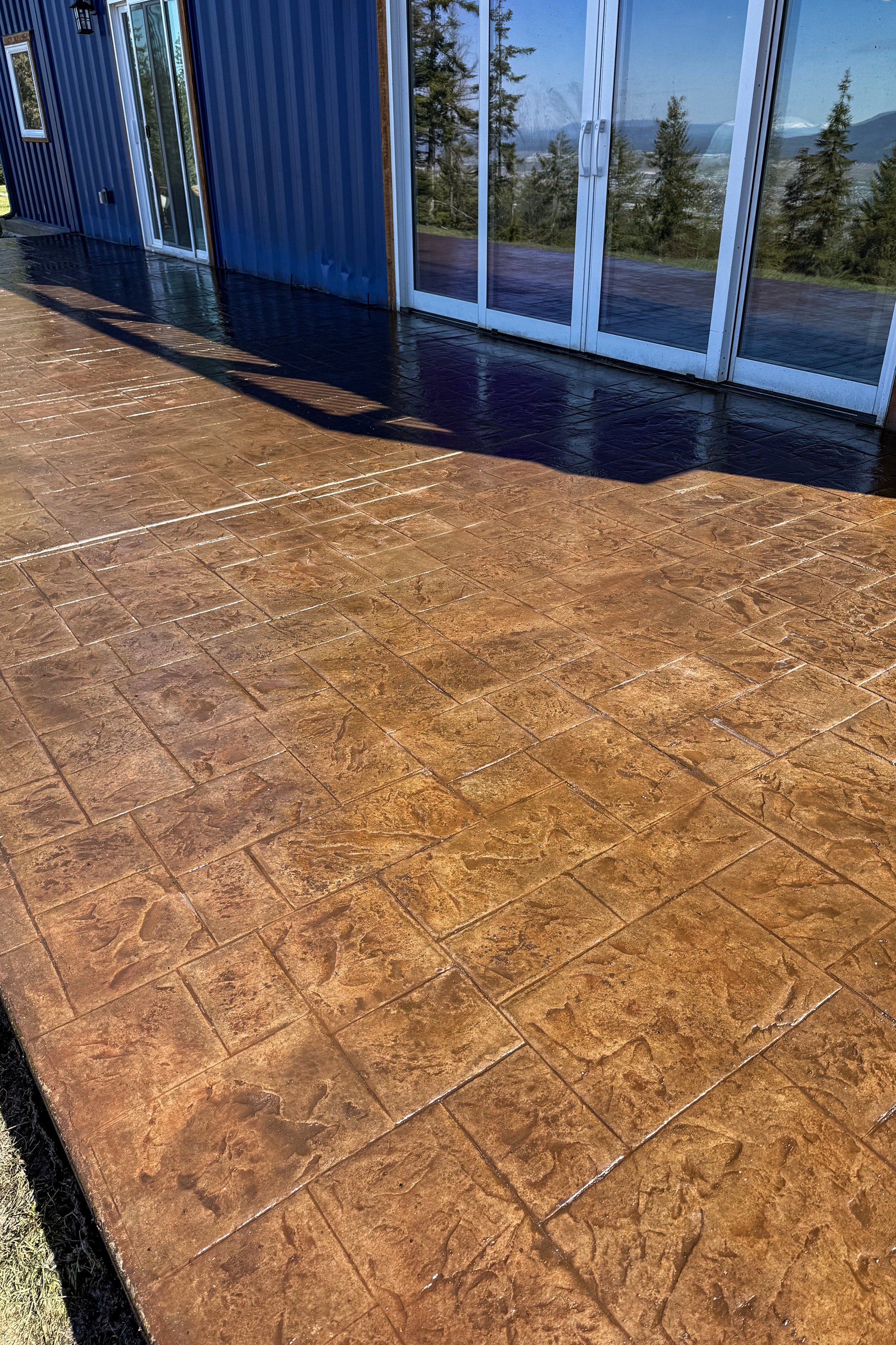 FINISHED photo after Xylene wash, restain, & reseal