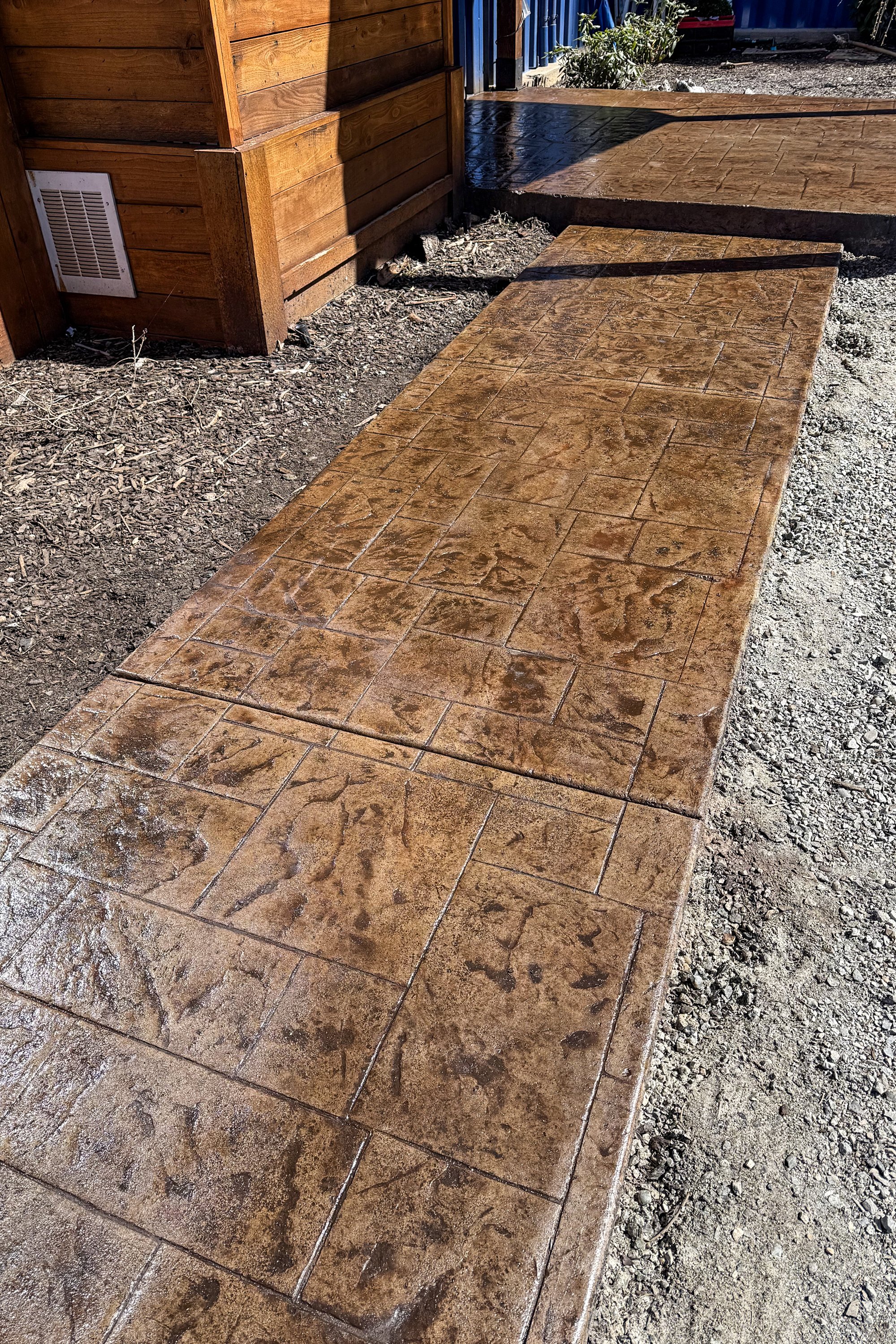 FINISHED photo after Xylene wash, restain, & reseal