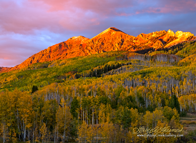 Sunset at Kebler Pass #2 - Crested Butte, CO