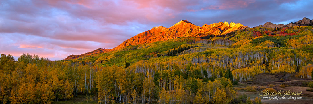 Sunset at Kebler Pass - Crested Butte, CO