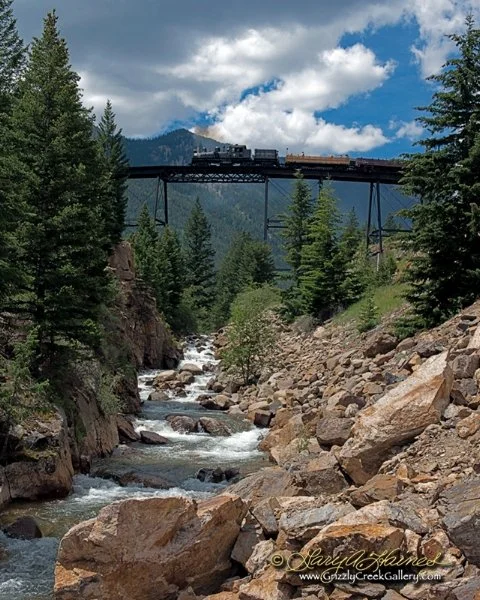 Crossing the Creek #2 - Georgetown Loop Railroad, Georgetown, CO