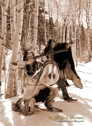 Indian Hunter - Sepia - Pueblo, CO