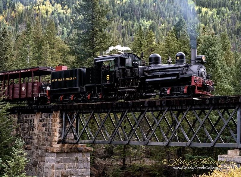 Journey Over Turntable Bridge - Shay - Georgetown Loop Railroad, Georgetown, CO