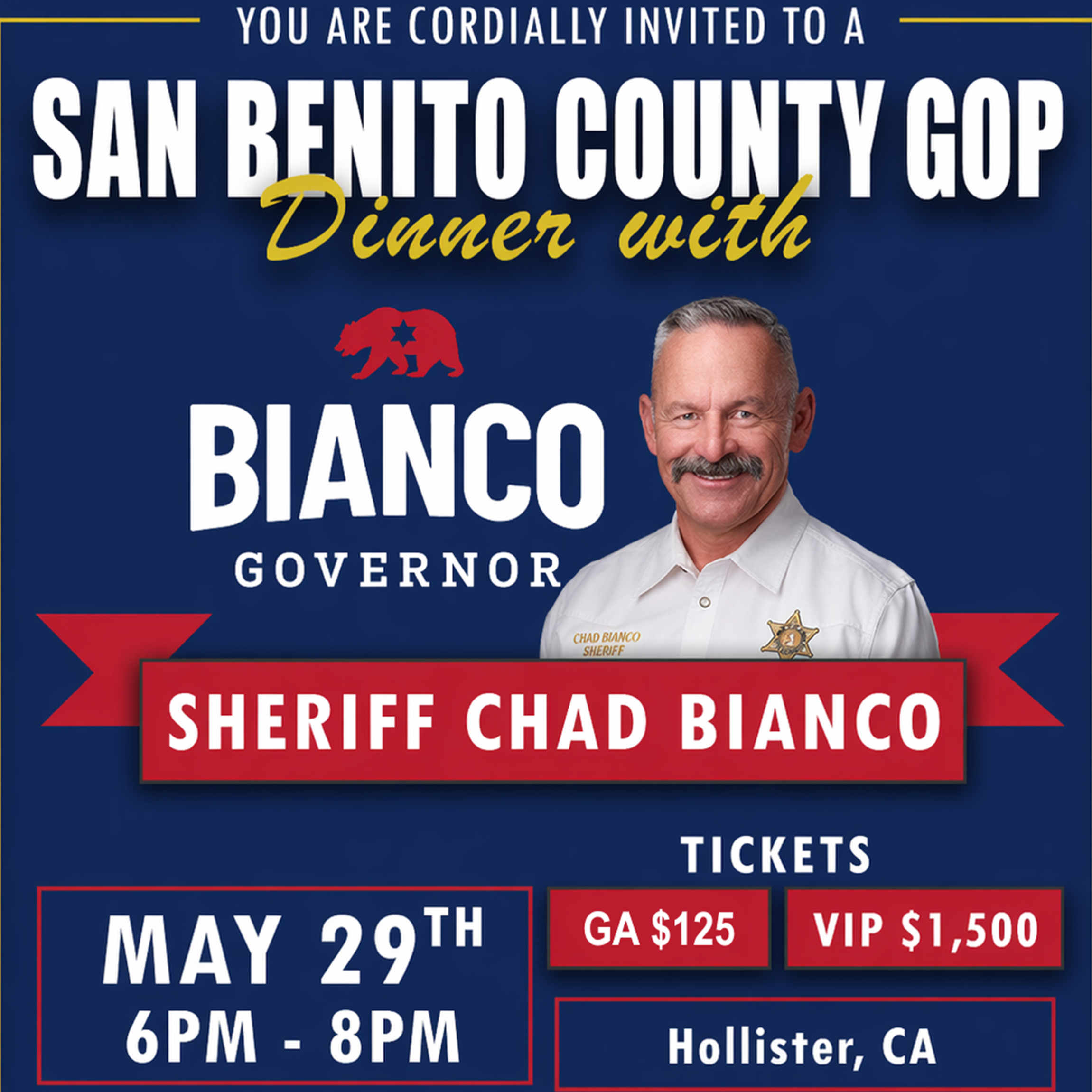 Dinner with Sheriff Chad Bianco