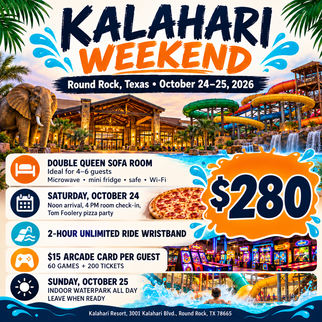 Kalahari Weekend!!!