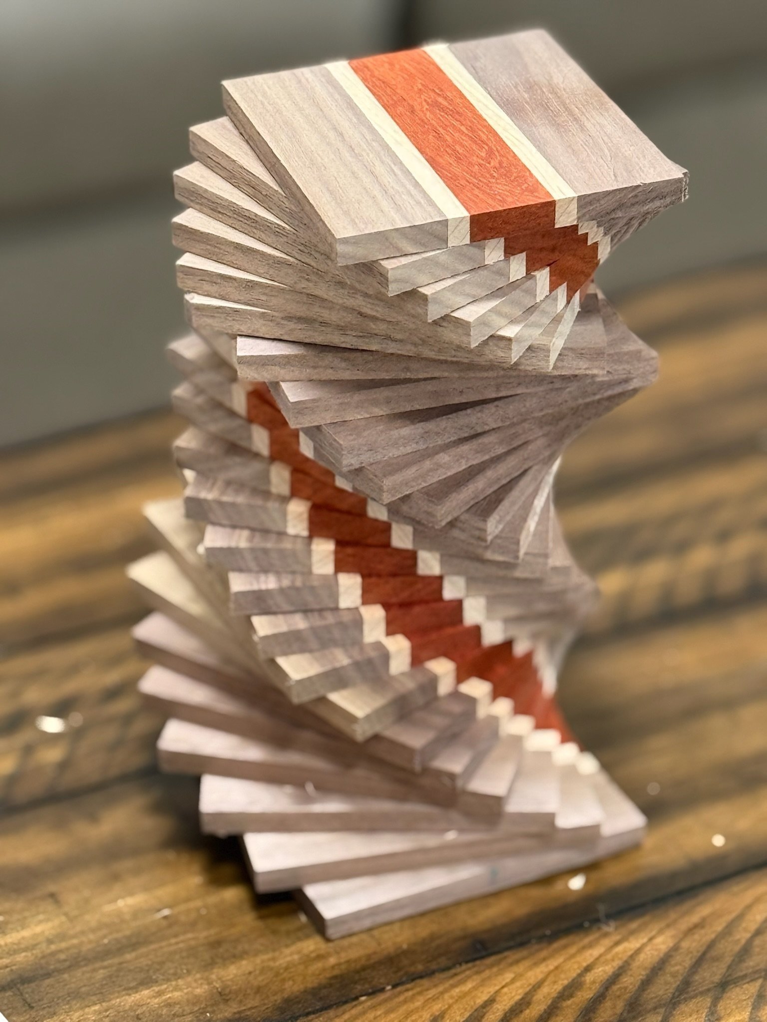 Racer Stripe Drink Coasters