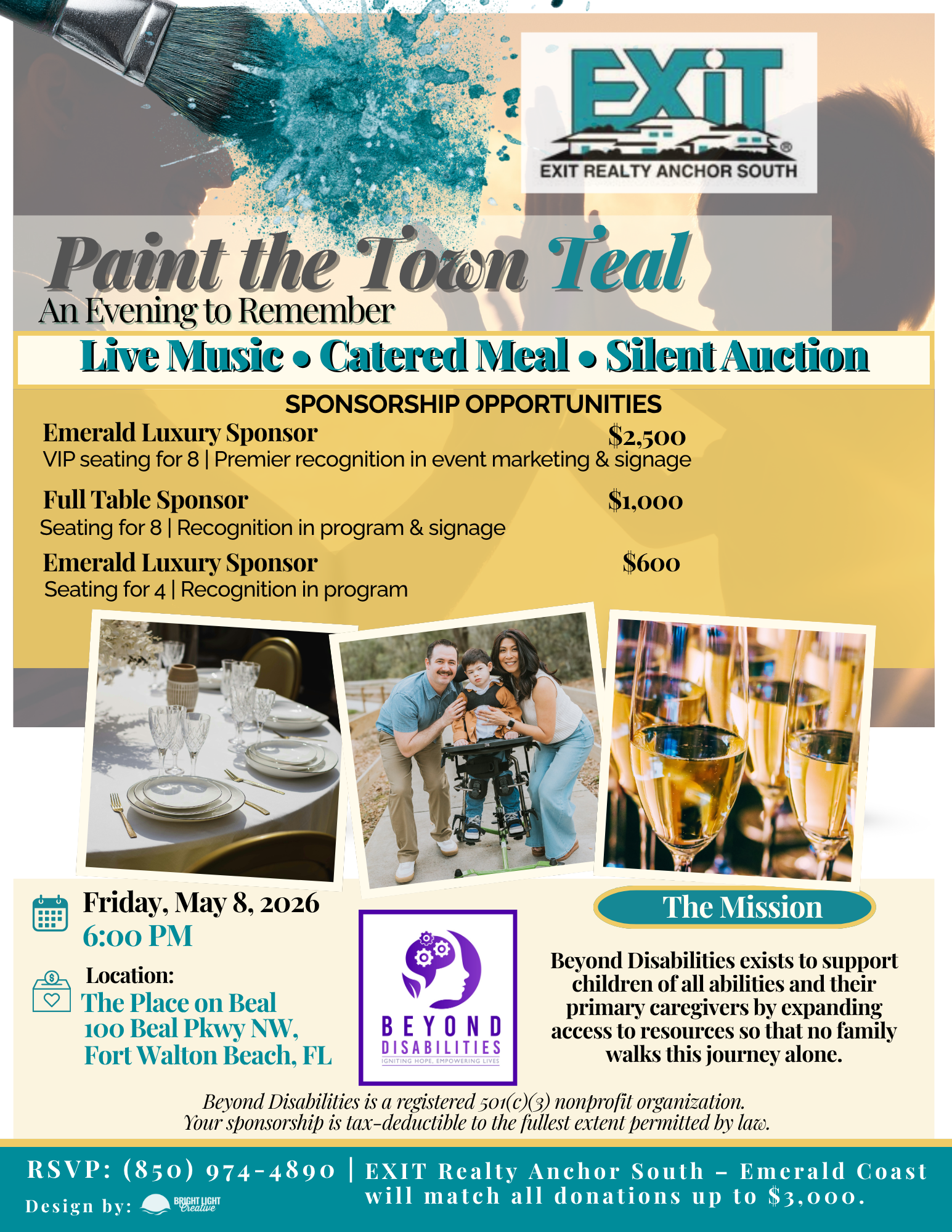 Paint the Town Teal: Benefiting Beyond Disabilities