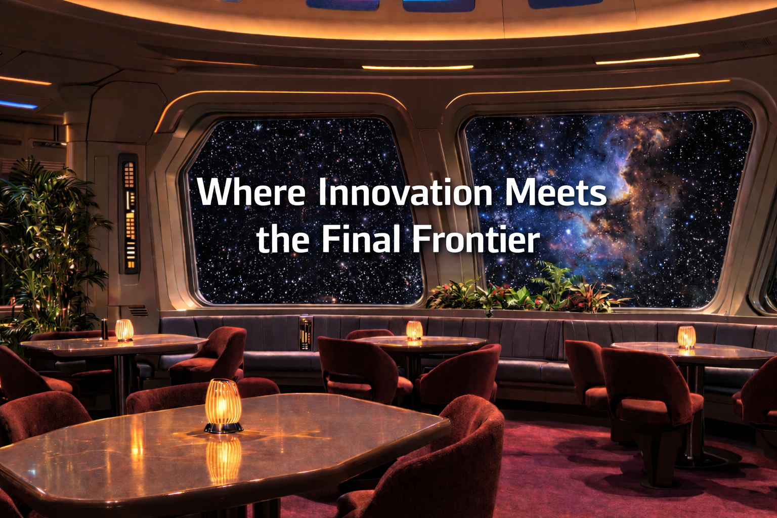 Looking out into the stars