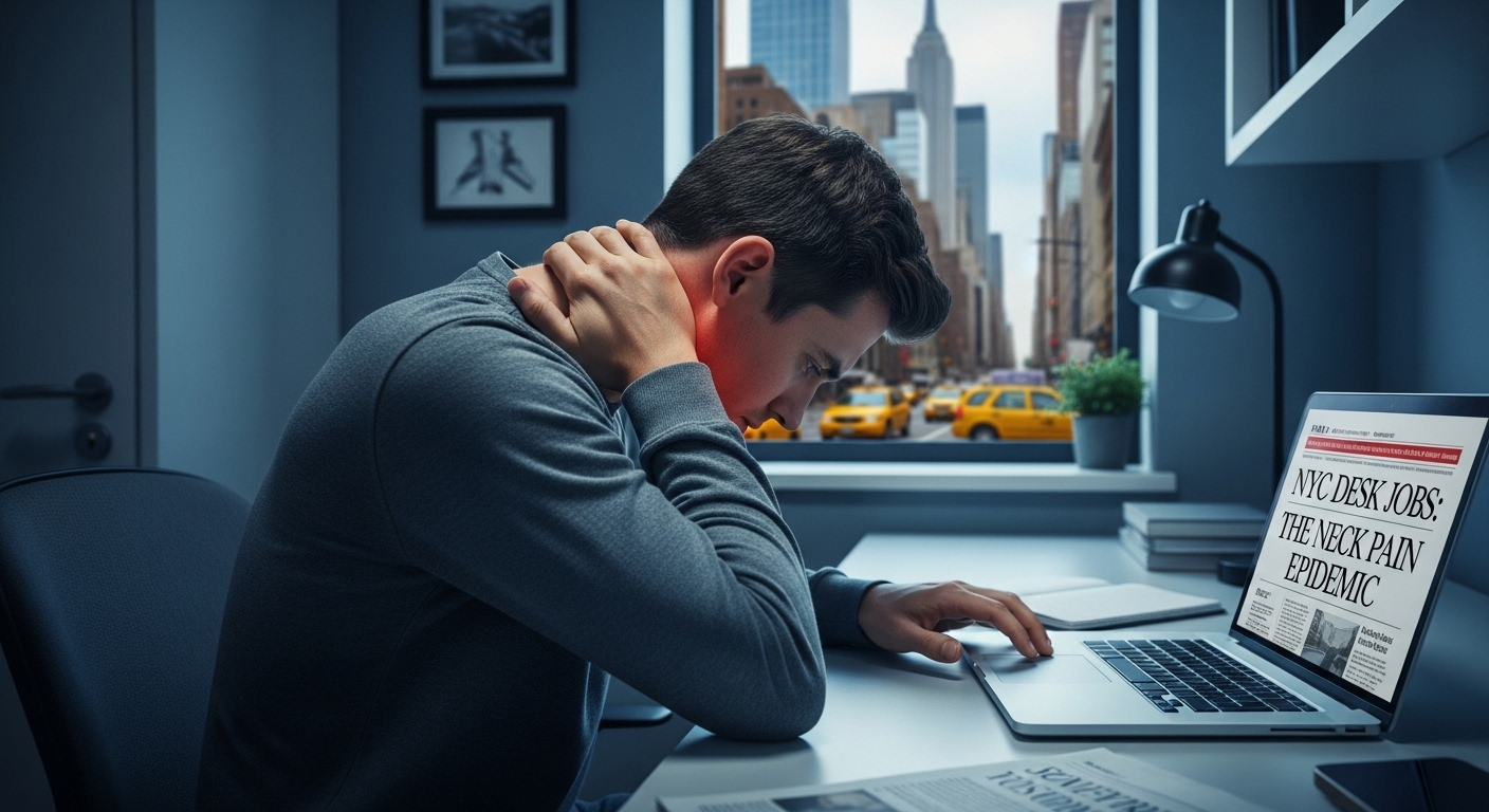 Why Desk Jobs Are Causing More Neck Pain in NYC?