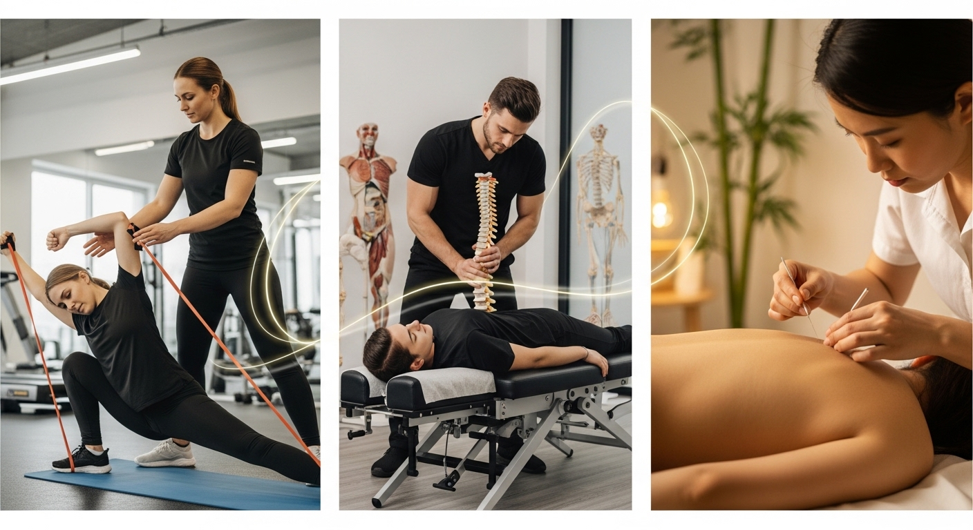How Chiropractic Care, Physical Therapy, and Acupuncture Work Together for Pain Relief?