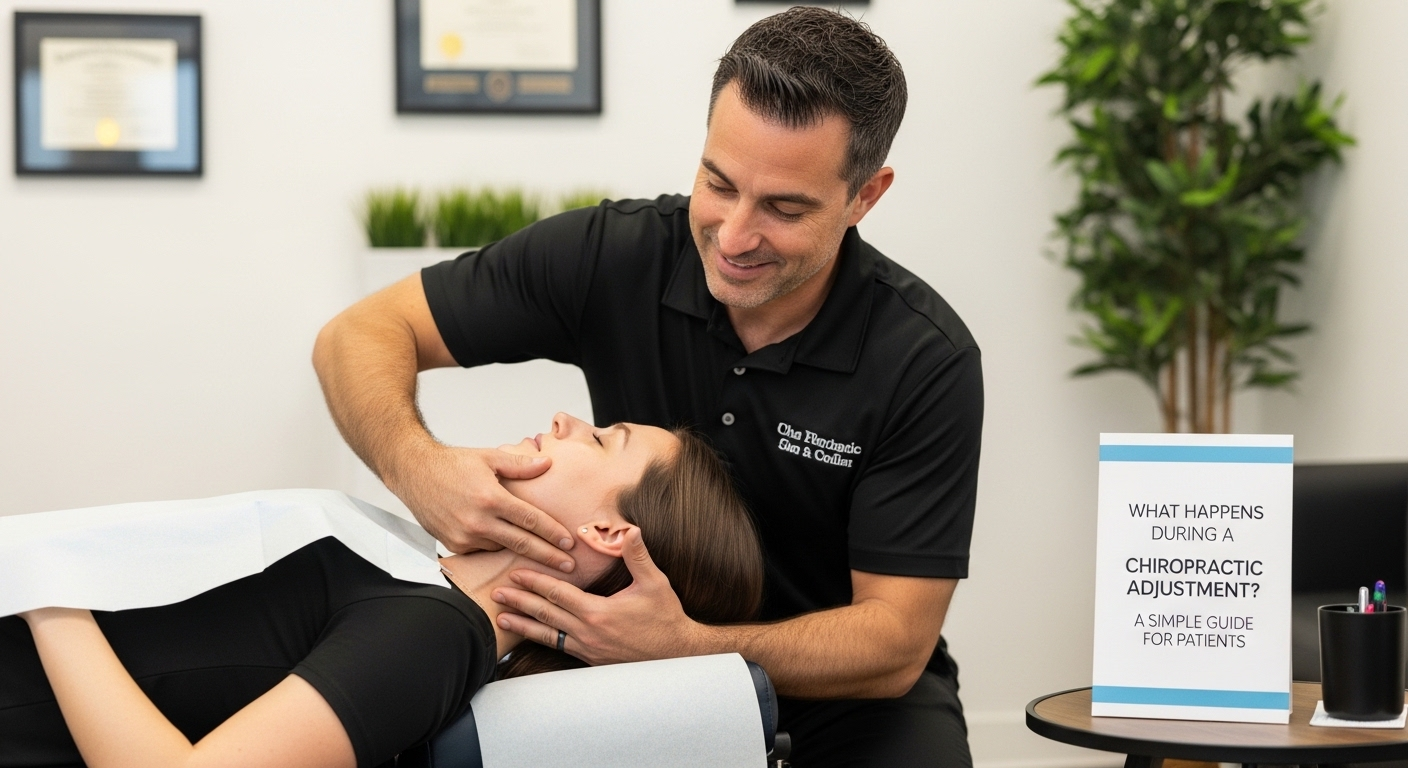 During a Chiropractic Adjustment
